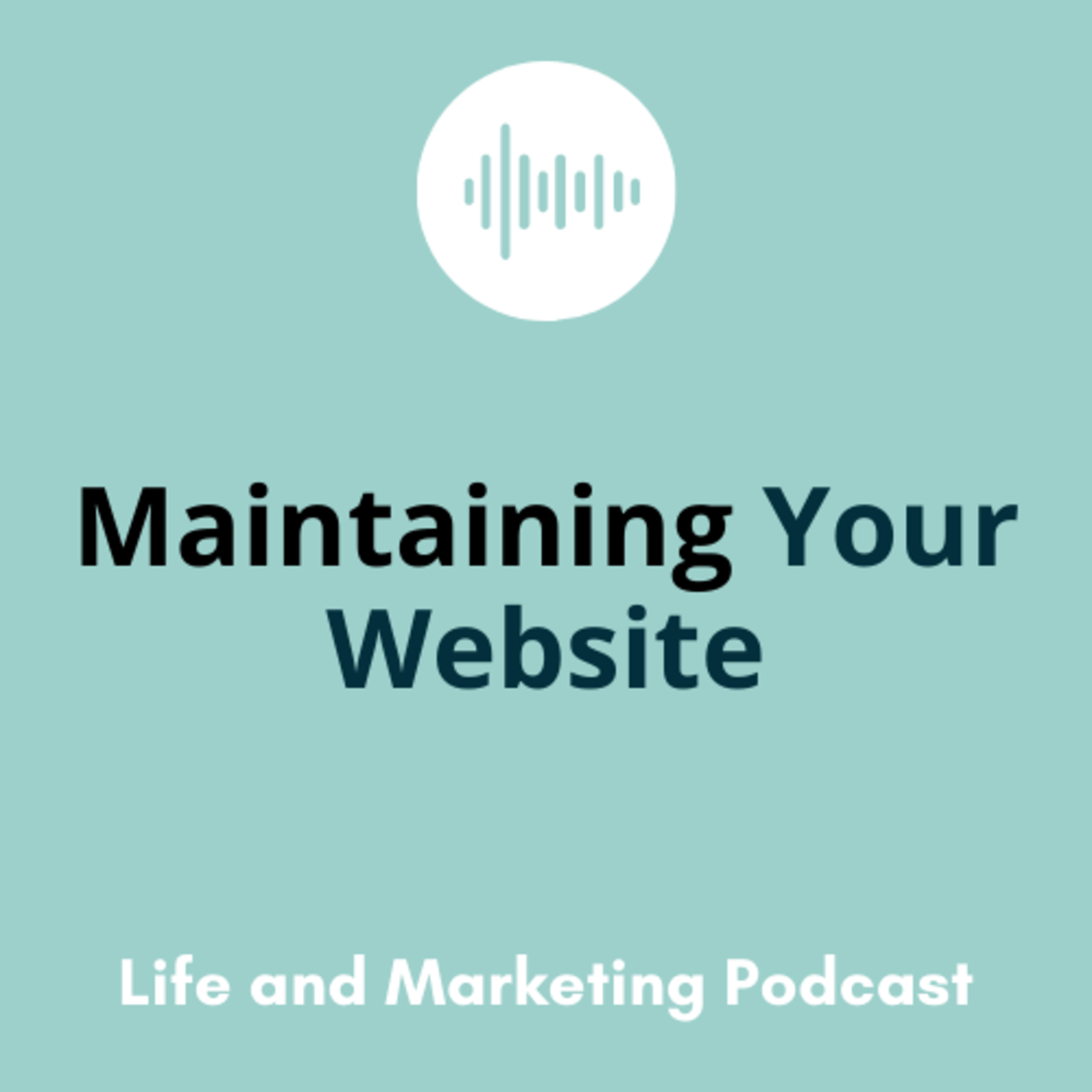 #22 Maintaining Your Website episode artwork