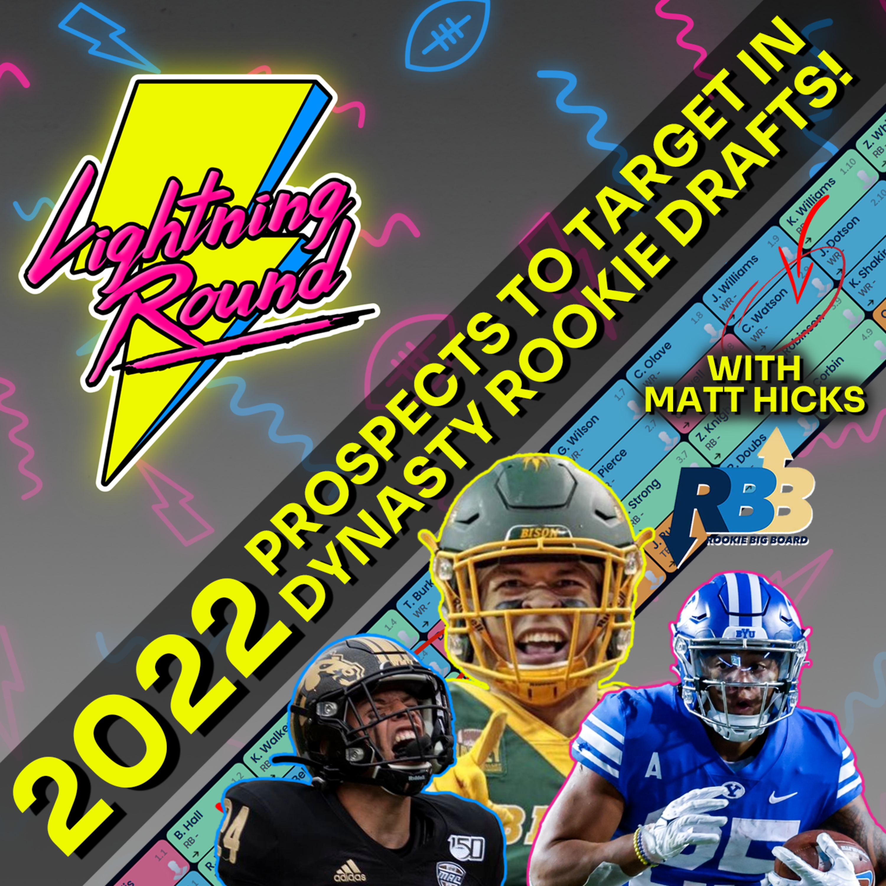NFL Draft Prospects to Target in your Dynasty Rookie Drafts w/ Matt Hicks episode artwork