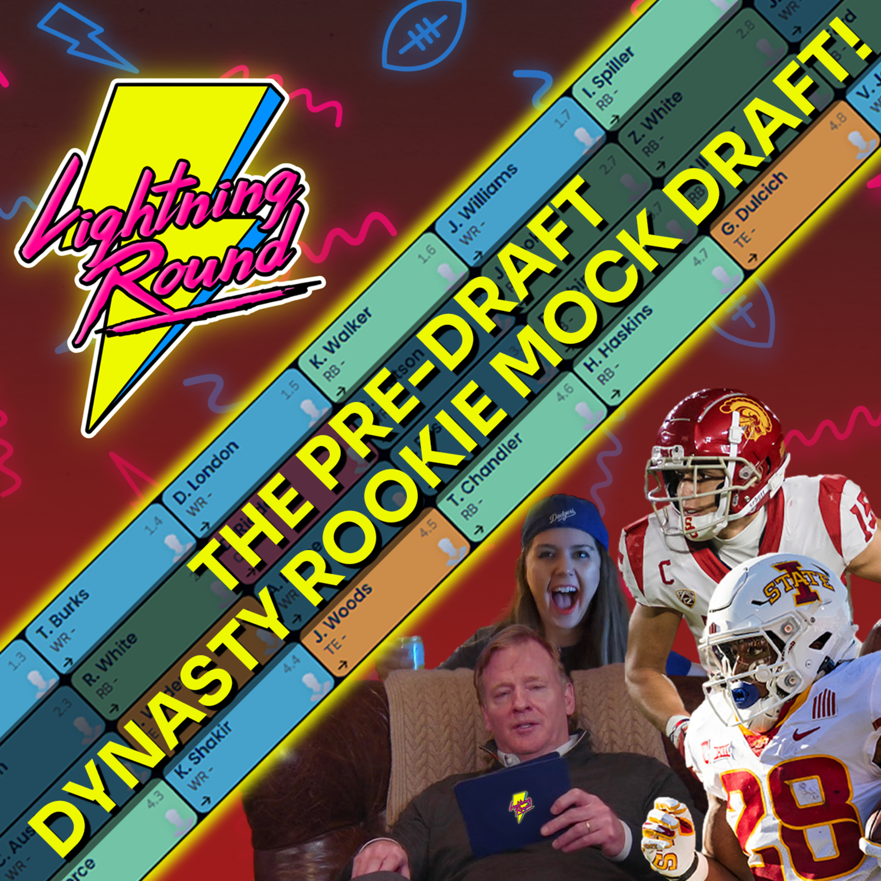 2022 Dynasty Rookie Mock Draft - We Got Ballsy with Kate & Michelle Magdziuk episode artwork