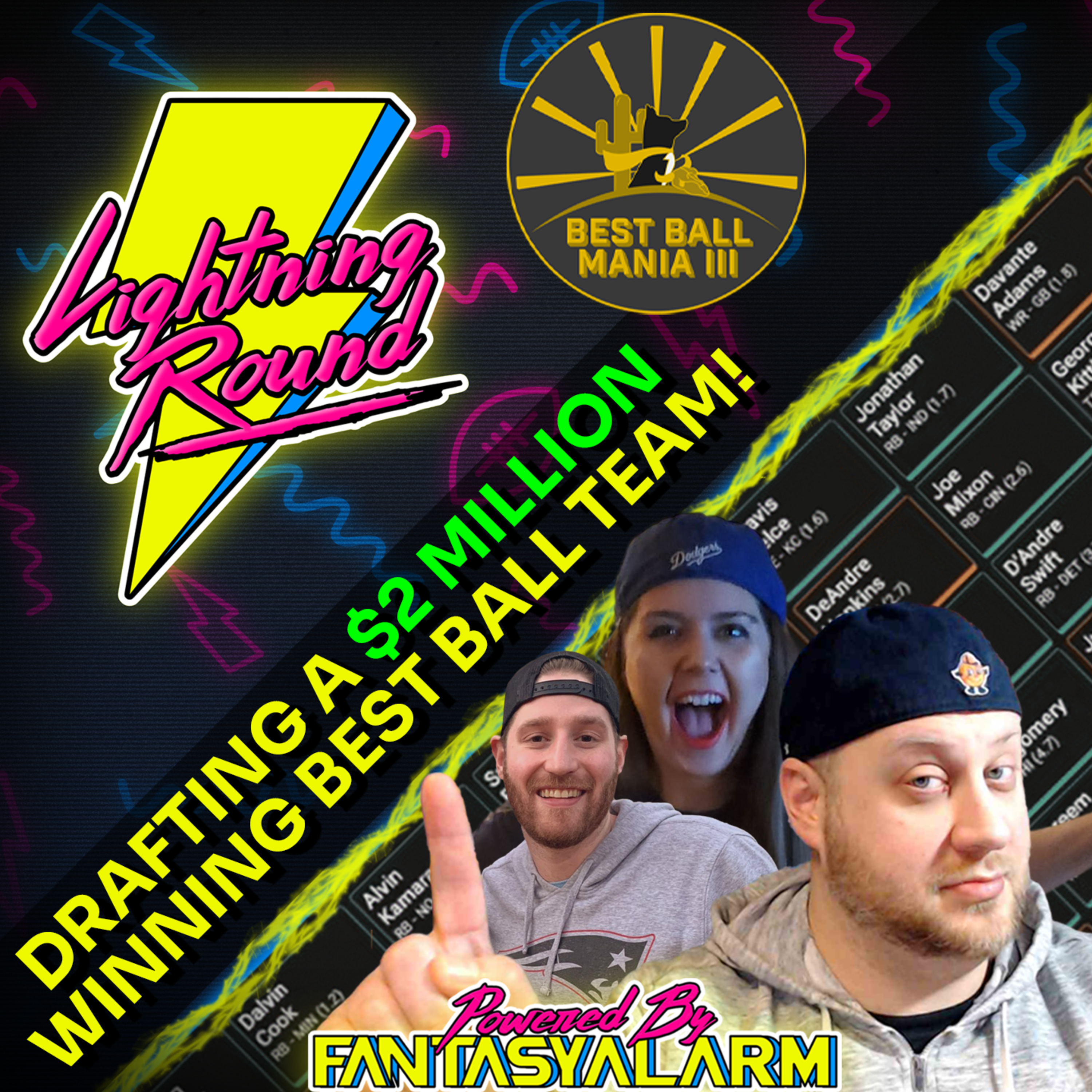 Drafting a $2,000,000 Winning Best Ball Fantasy Football Team on Underdog Fantasy episode artwork