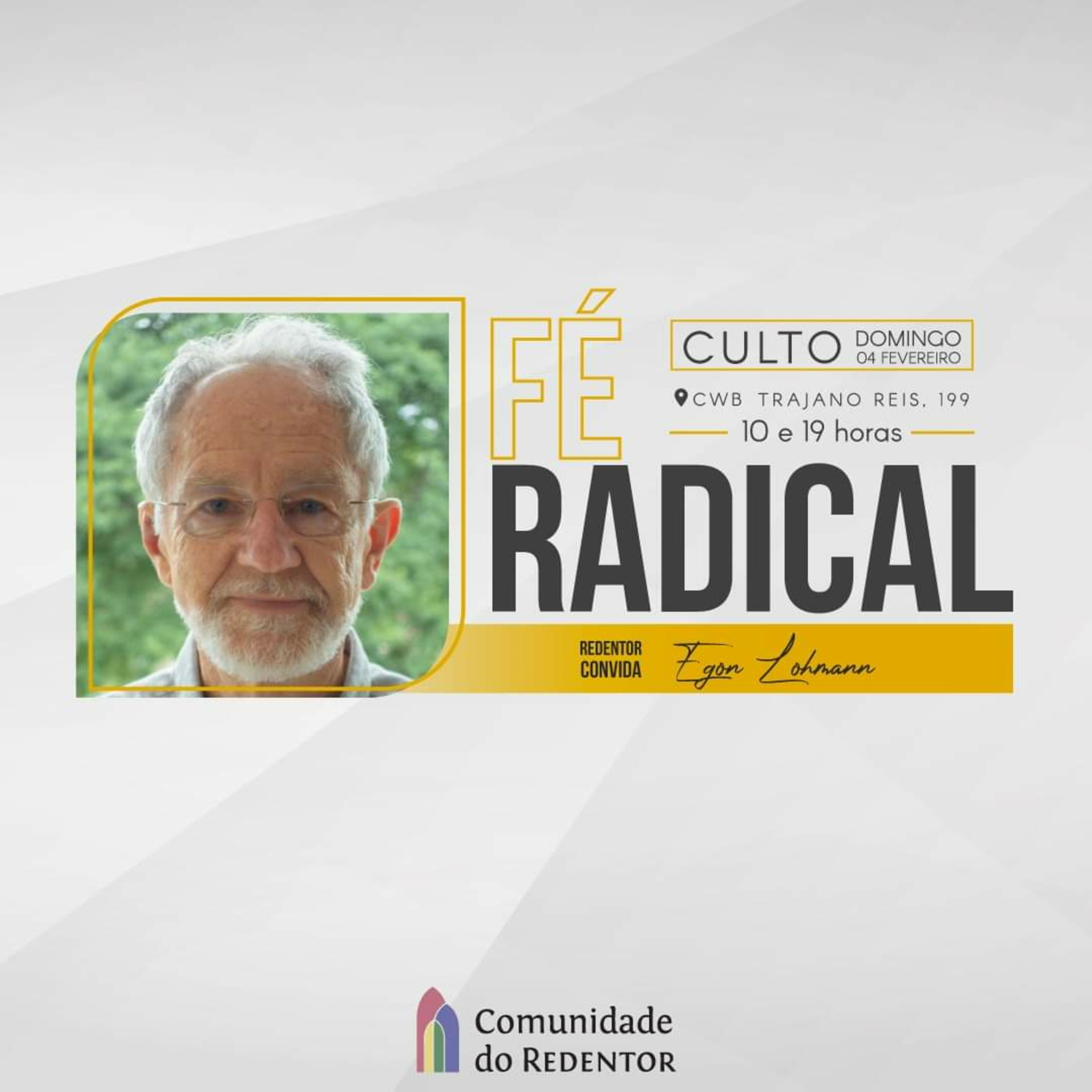 Fé Radical | Egon Lohmann episode artwork