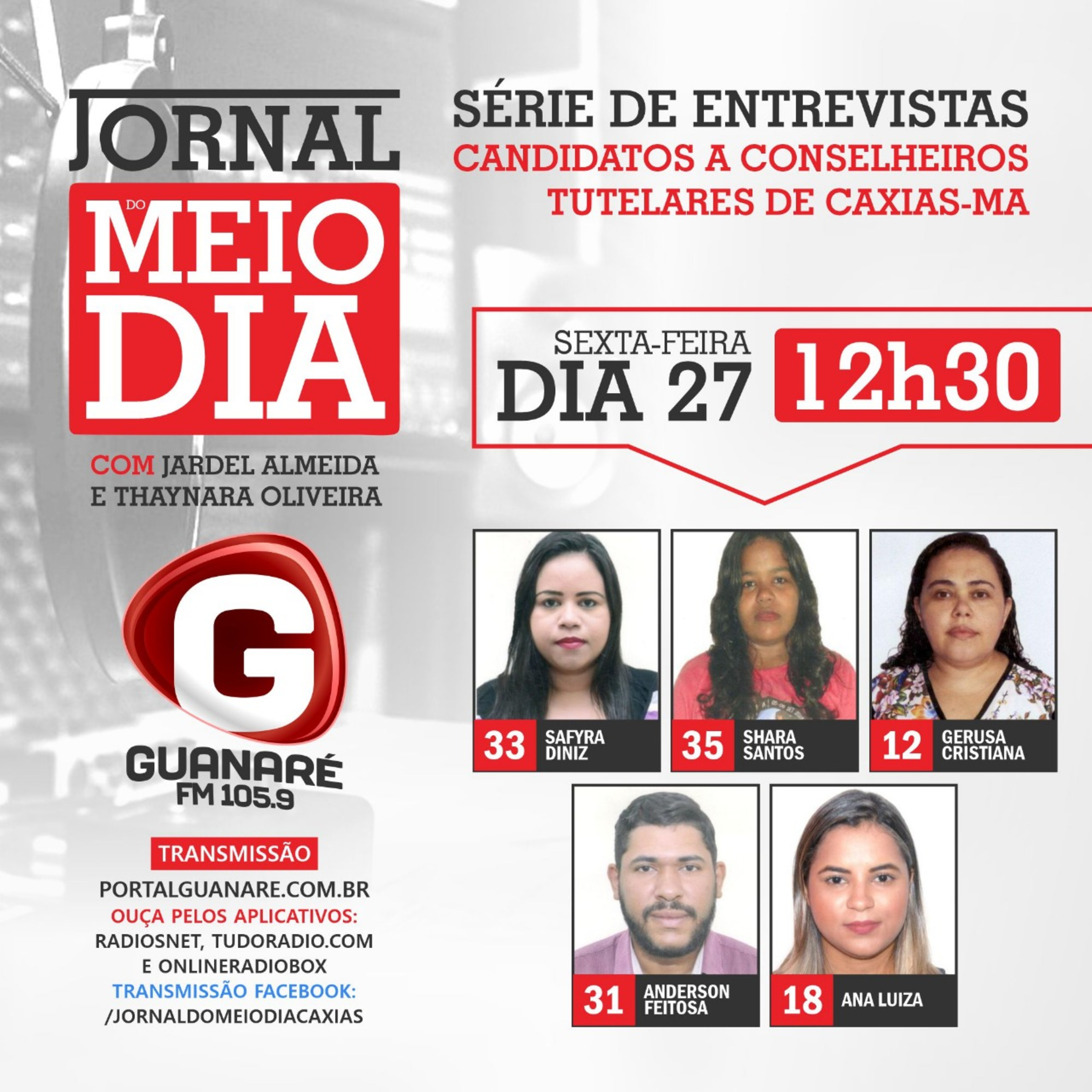 JMD GUANARÉ FM - SÉRIE DE ENTREVISTAS CONSELHEIROS TUTELARES CAXIAS 2019 set 27 episode artwork