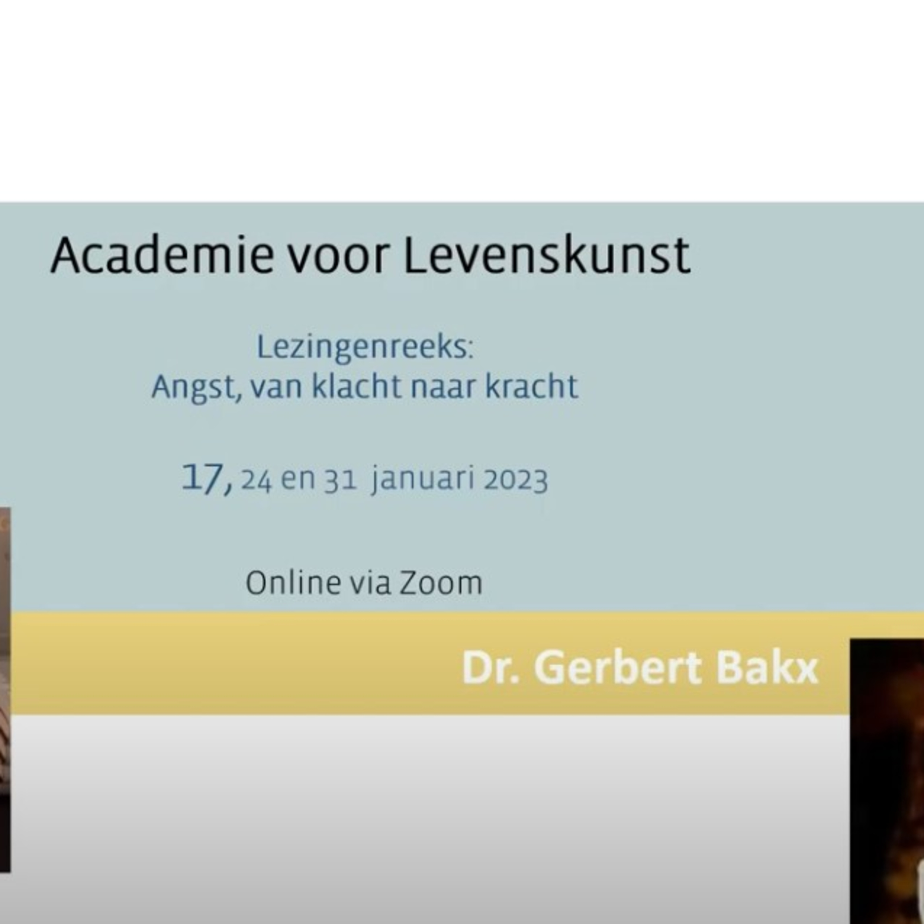Gerbert Bakx - over levenskunst