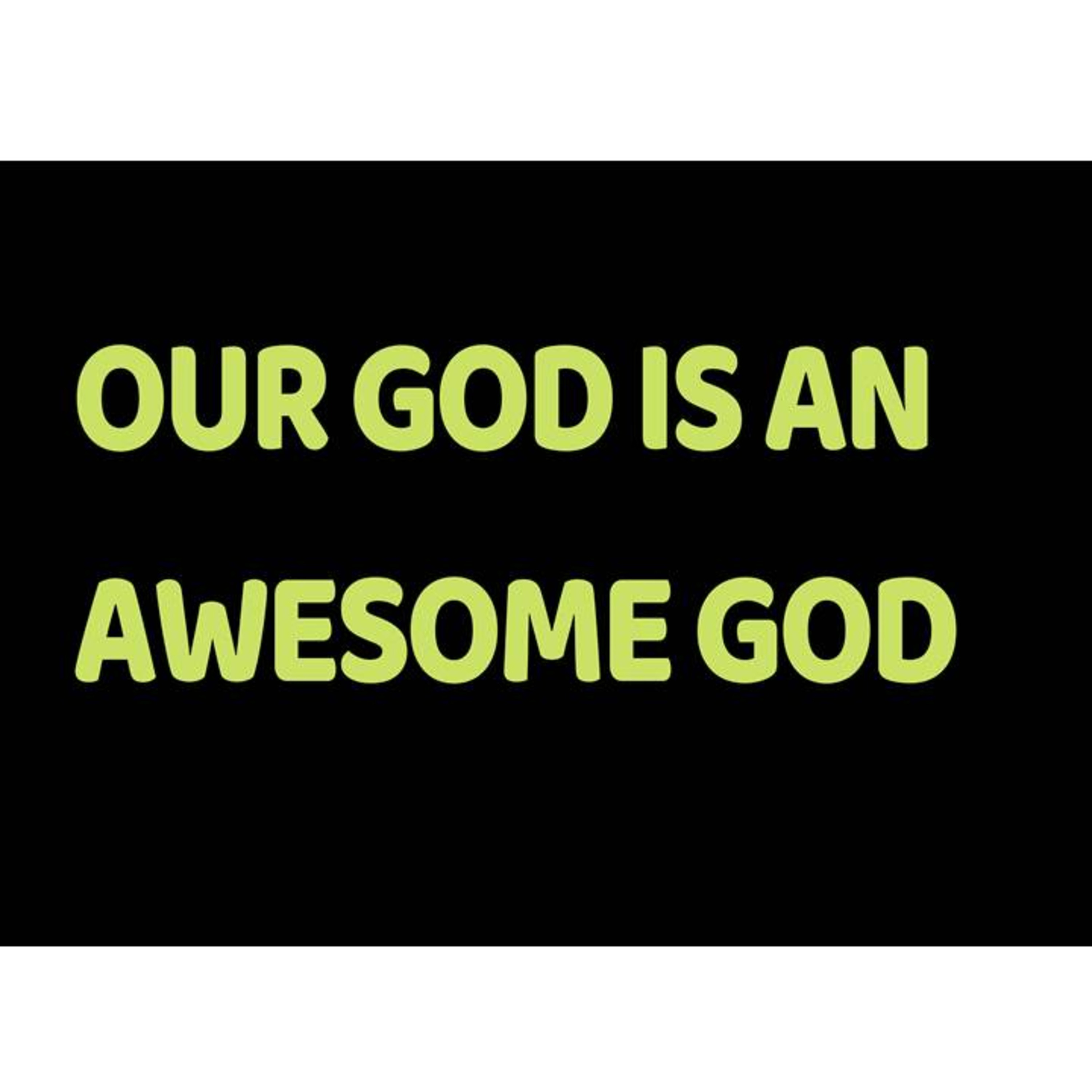 Our God is an Awesome God - Graeme Goninon.  episode artwork