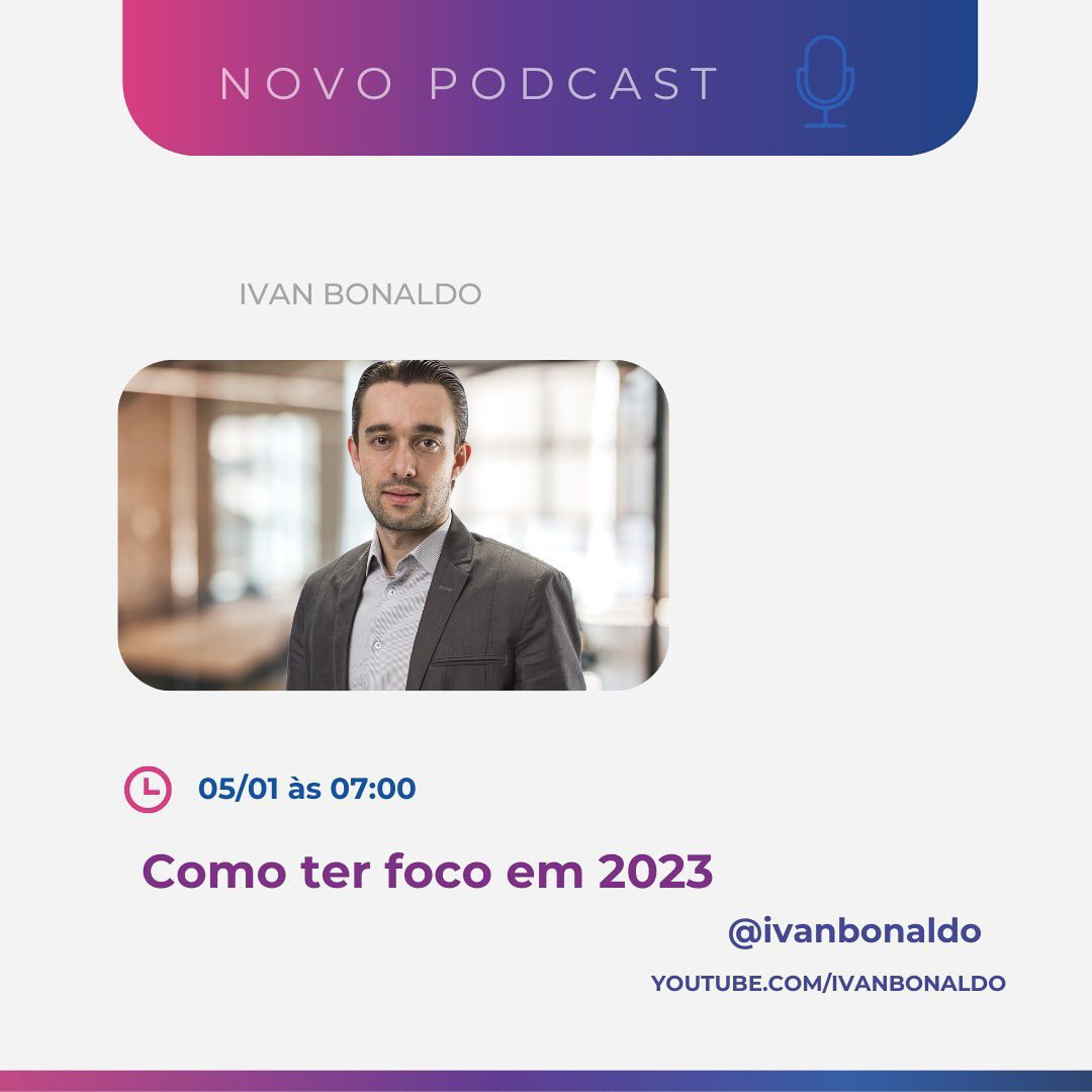 Como manter o foco | Ivan Bonaldo EP 149 episode artwork
