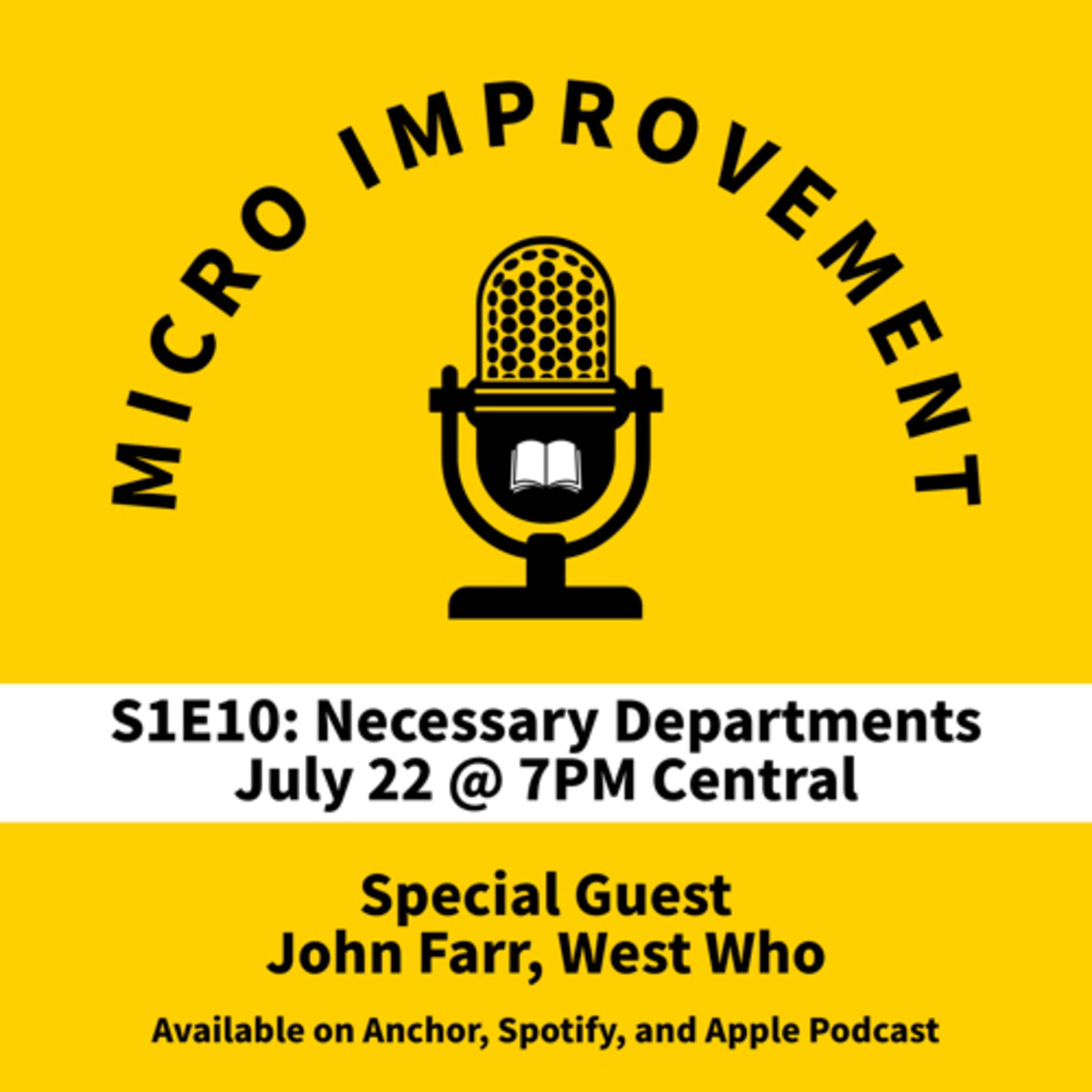 S1E10: Necessary Departments