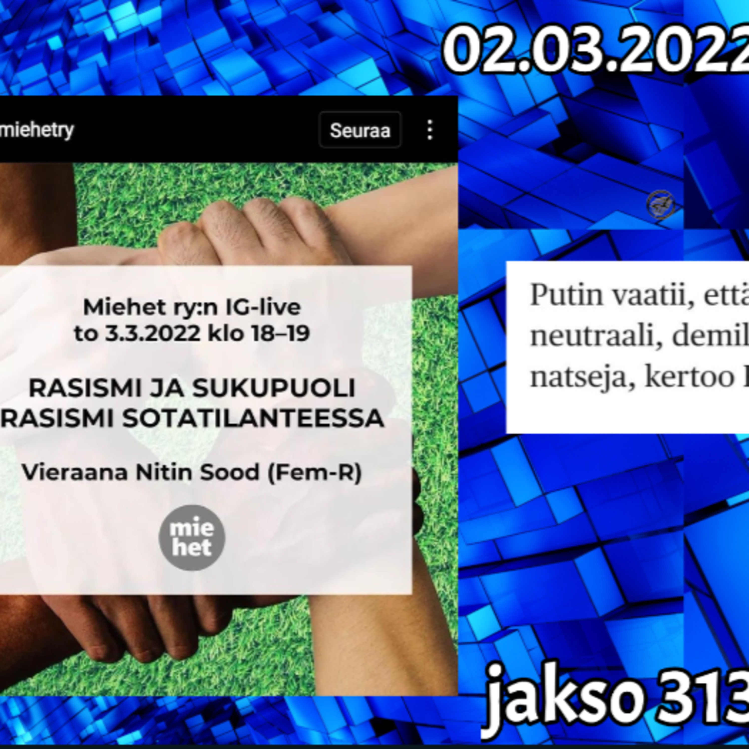 Monokulttuuri FM 2.3.2022 – jakso 313 episode artwork