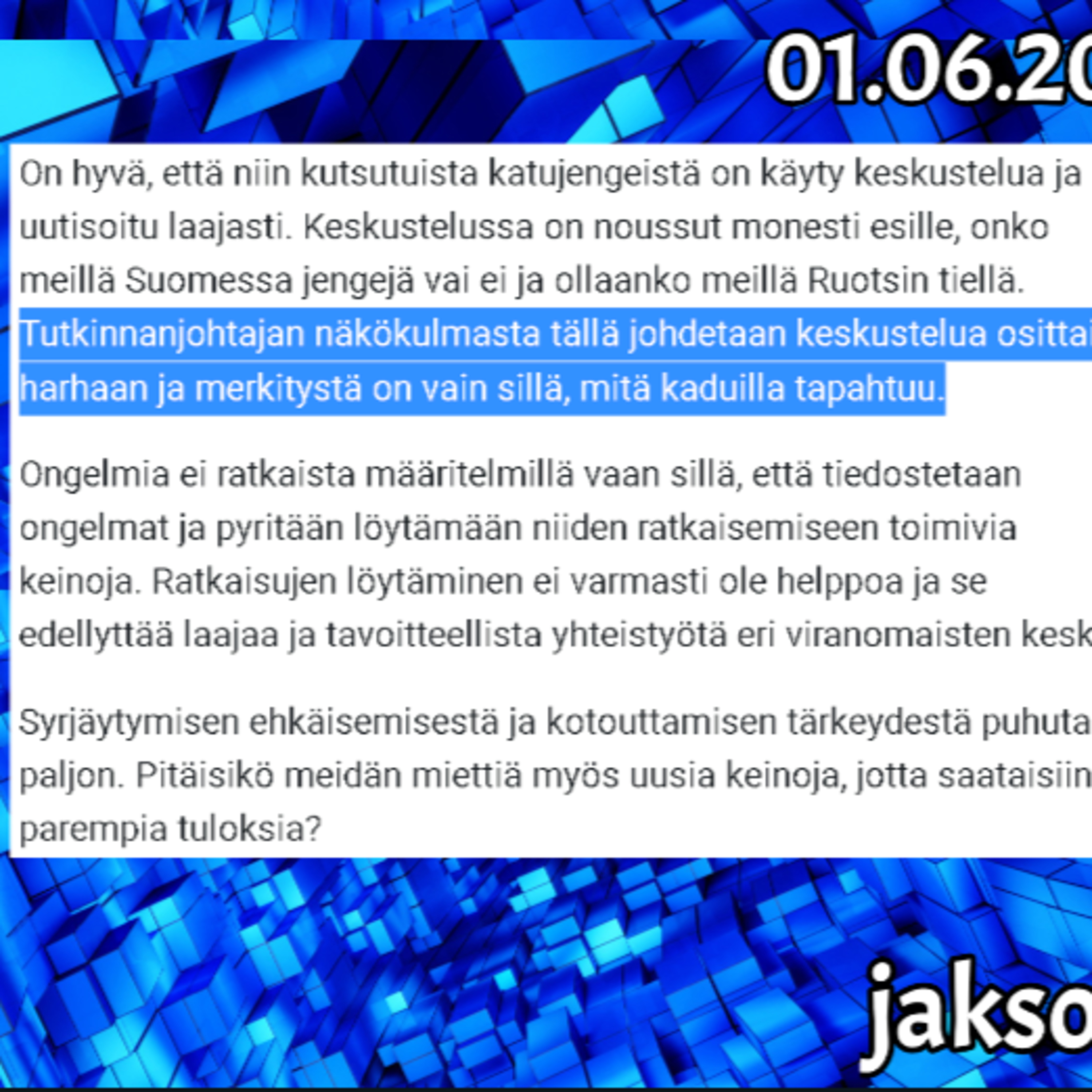 Monokulttuuri FM 1.6.2022 – jakso 322 episode artwork