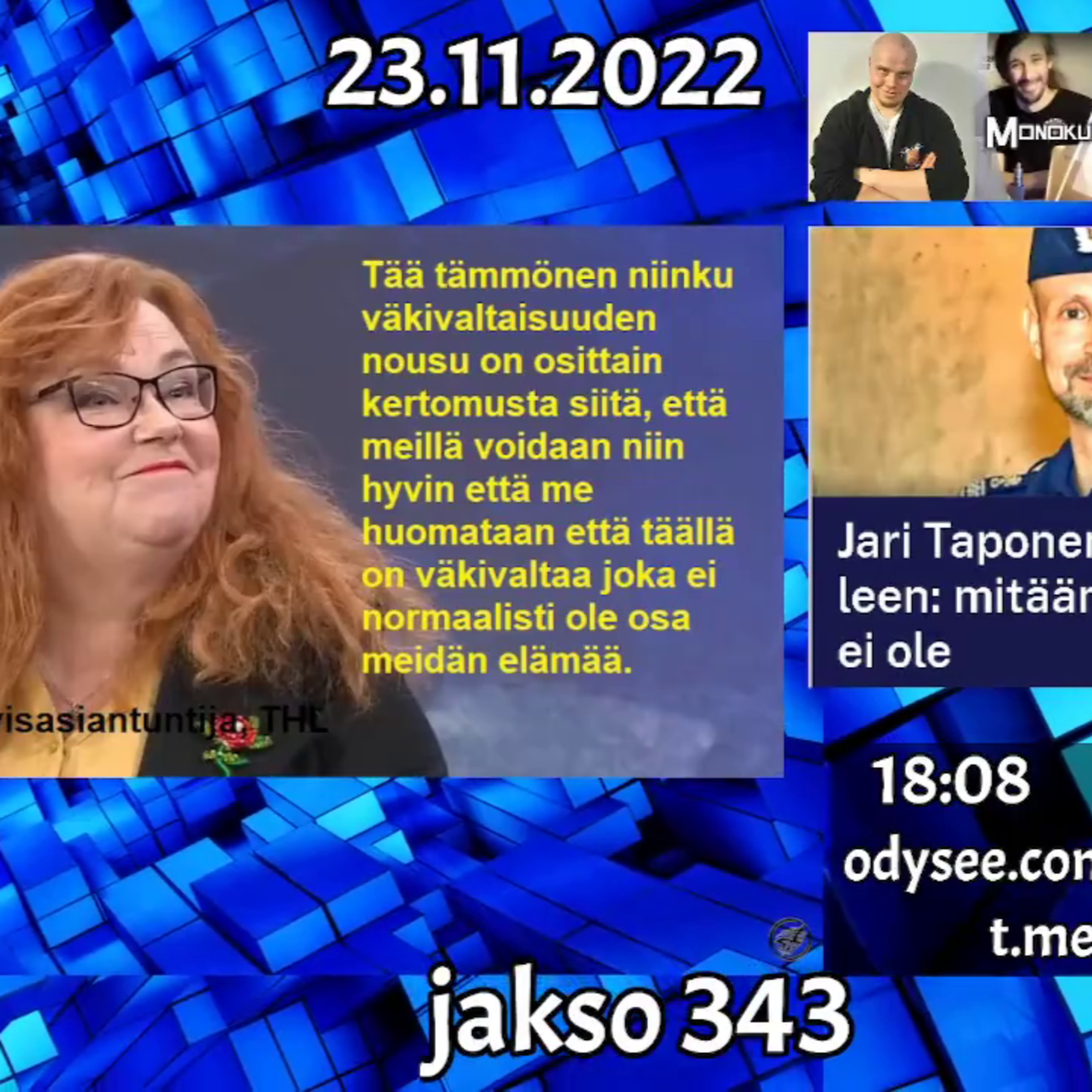 Monokulttuuri FM 23.11.2022 – jakso 343 episode artwork