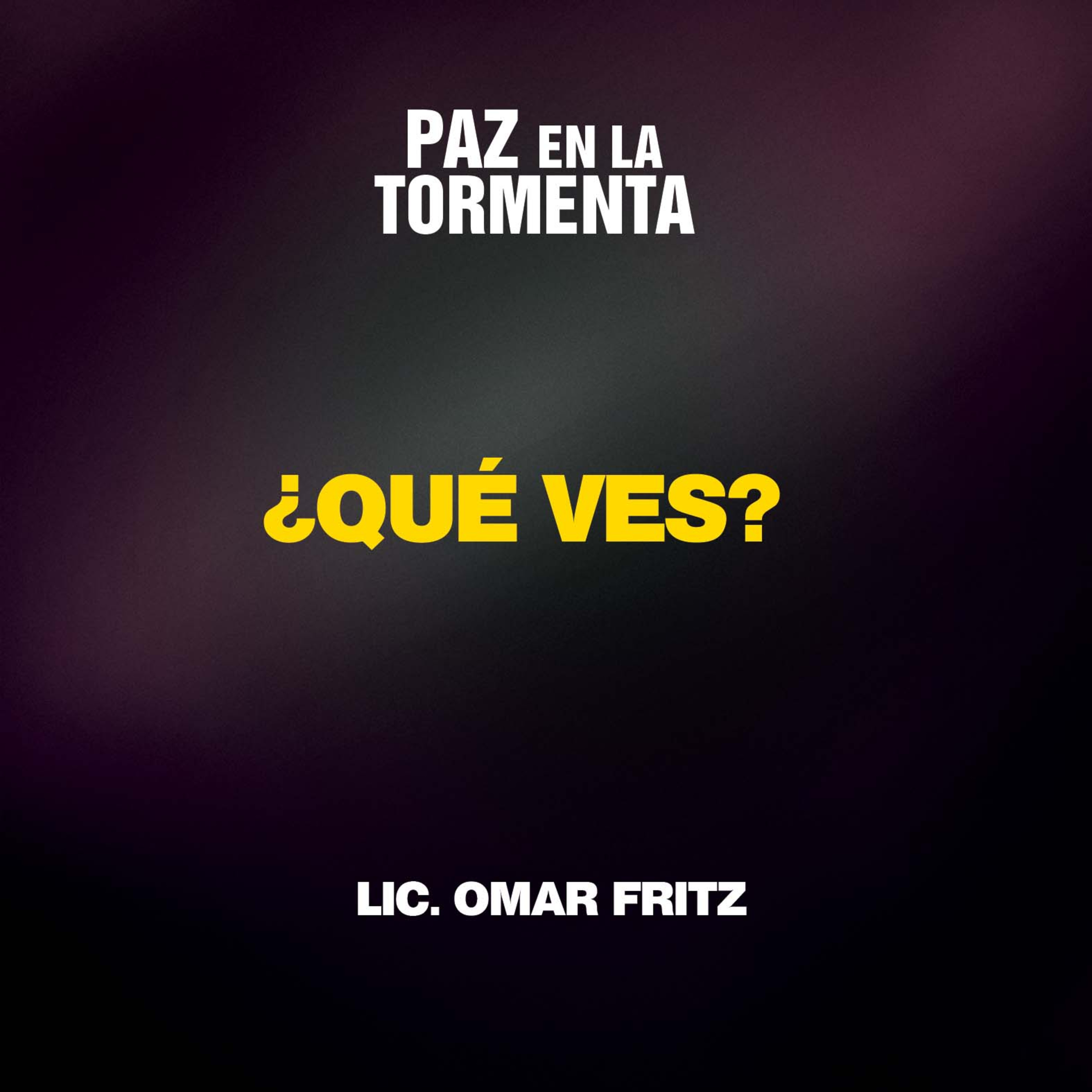 PAZ EN LA TORMENTA