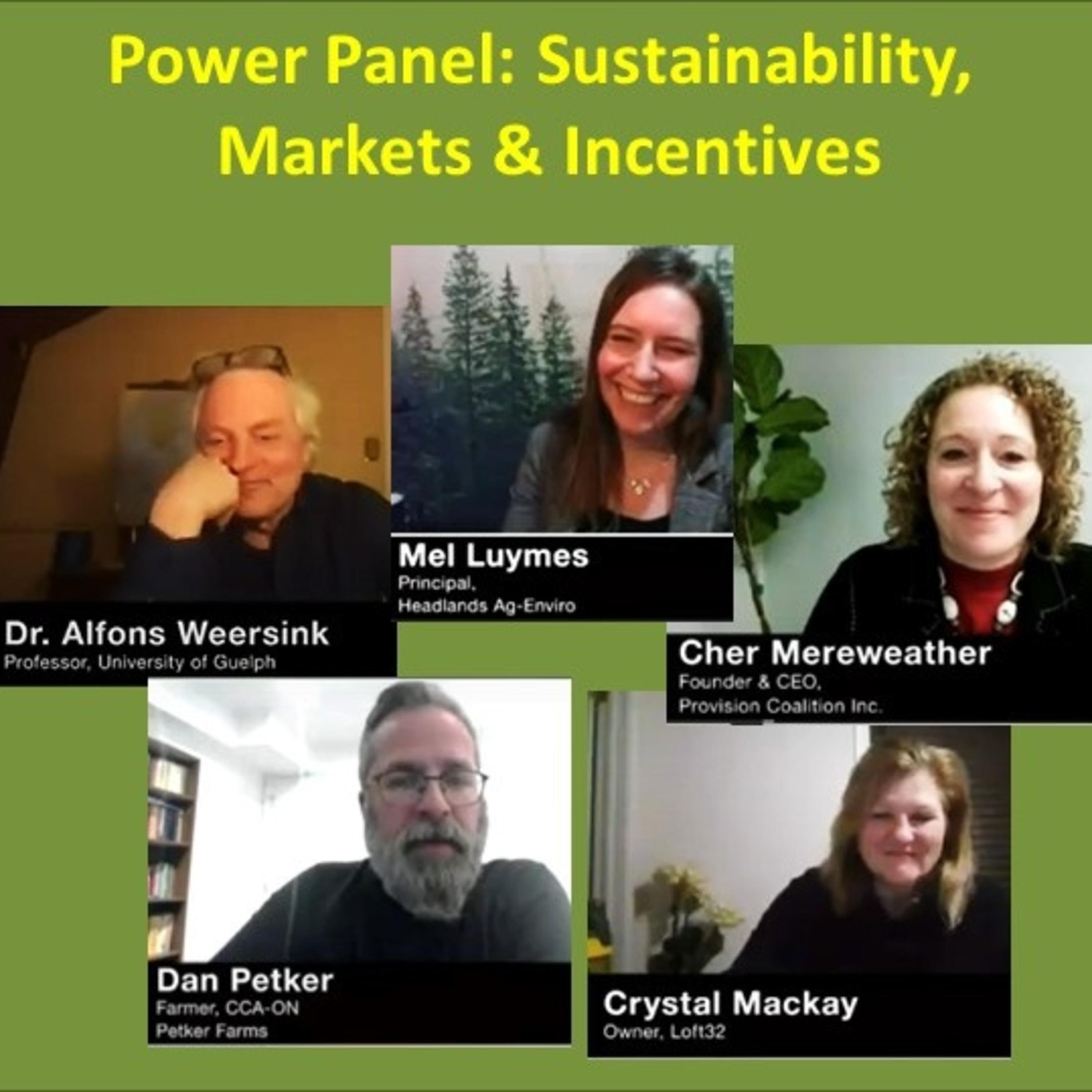 Power Panel - Sustainability, Markets and Incentives in Agriculture - Part 4 episode artwork