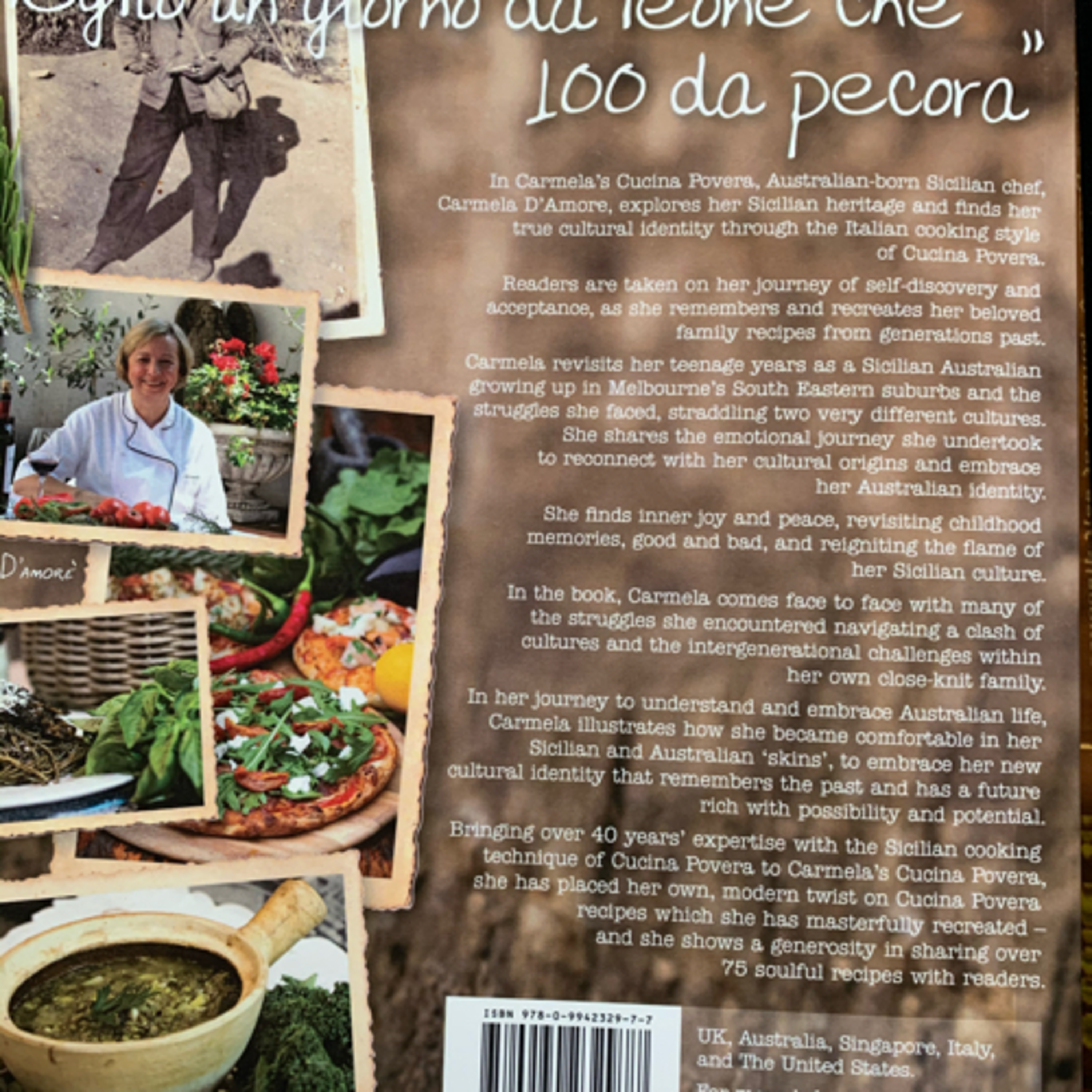 Let food be thy medicine Podcast by Retired International Sicilian chef & Author Carmela D\'Amore