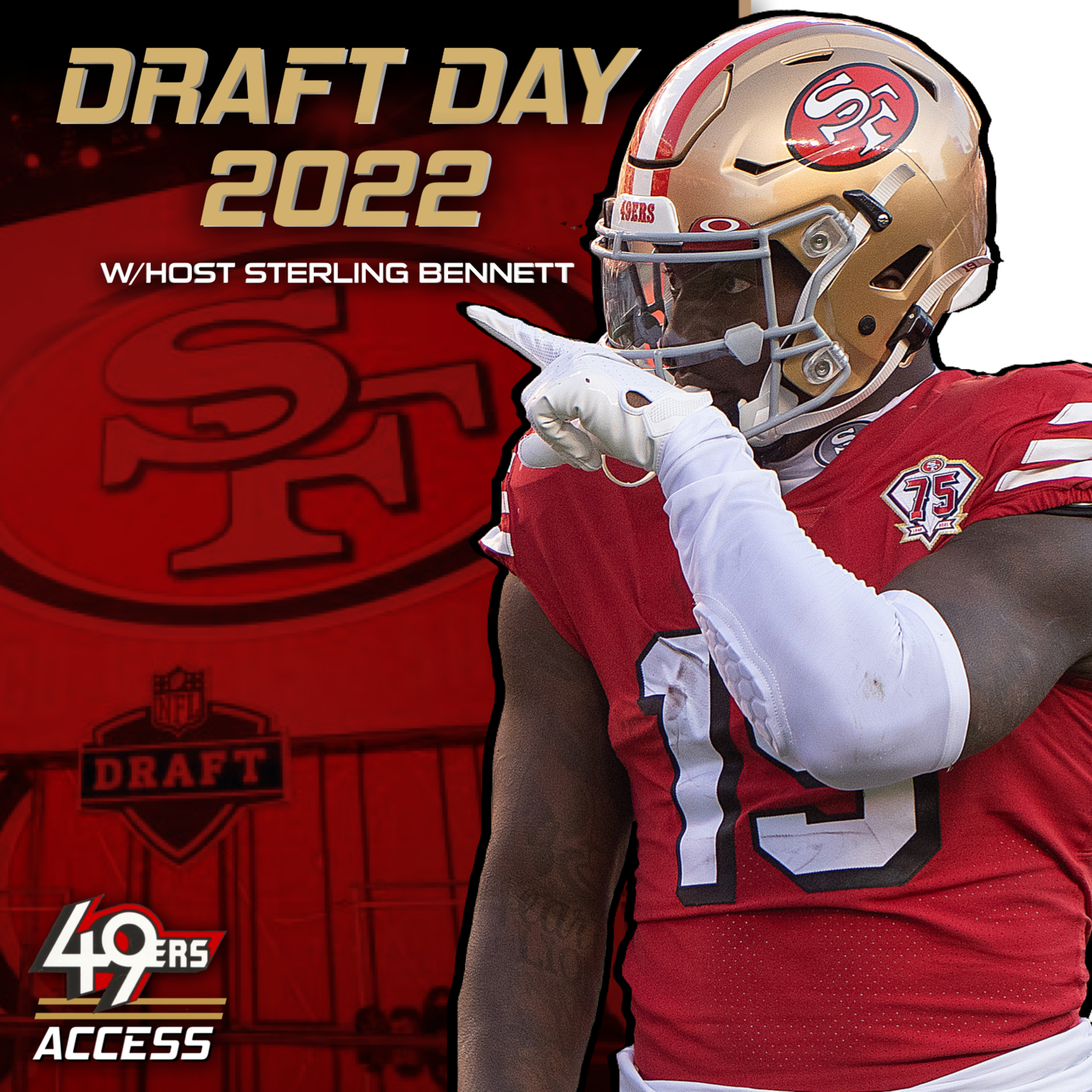 DRAFT DAY 2022: Will the 49ers trade Deebo Samuel, Top Potential Replacements, Jimmy Garoppolo trade incoming & 2022 NFL Mock Draft episode artwork