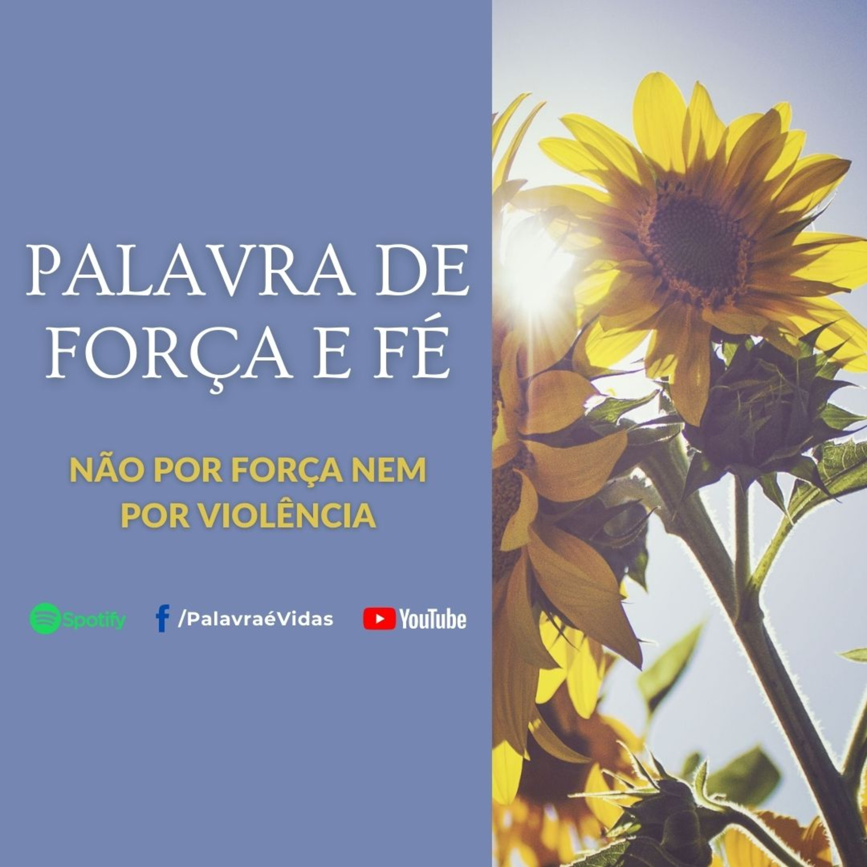 NÃO POR FORÇA NEM POR VIOLÊNCIA - PALAVRA DE FORÇA E FÉ (Zacarias 4:6) episode artwork