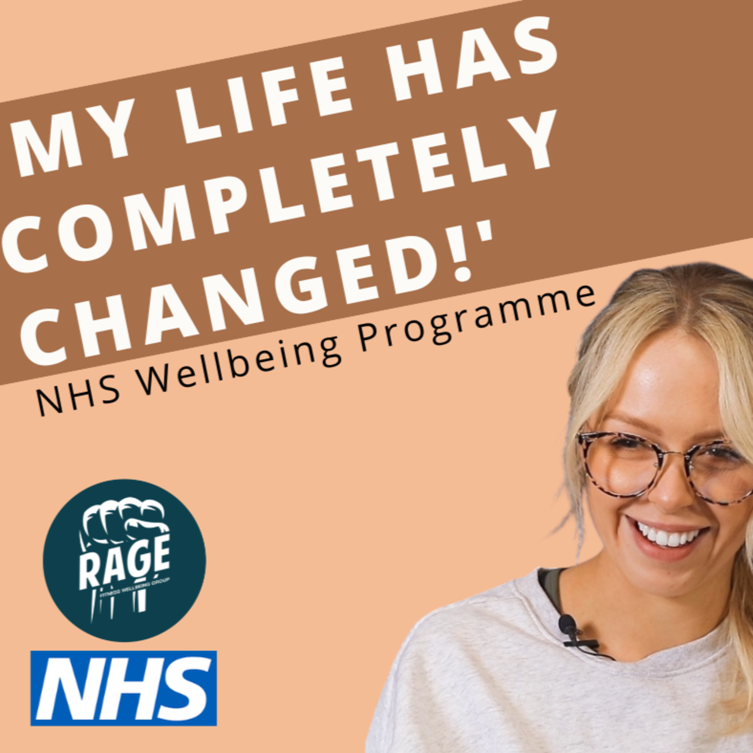 Rage Fitness NHS Wellbeing Programme - Interview Louise episode artwork