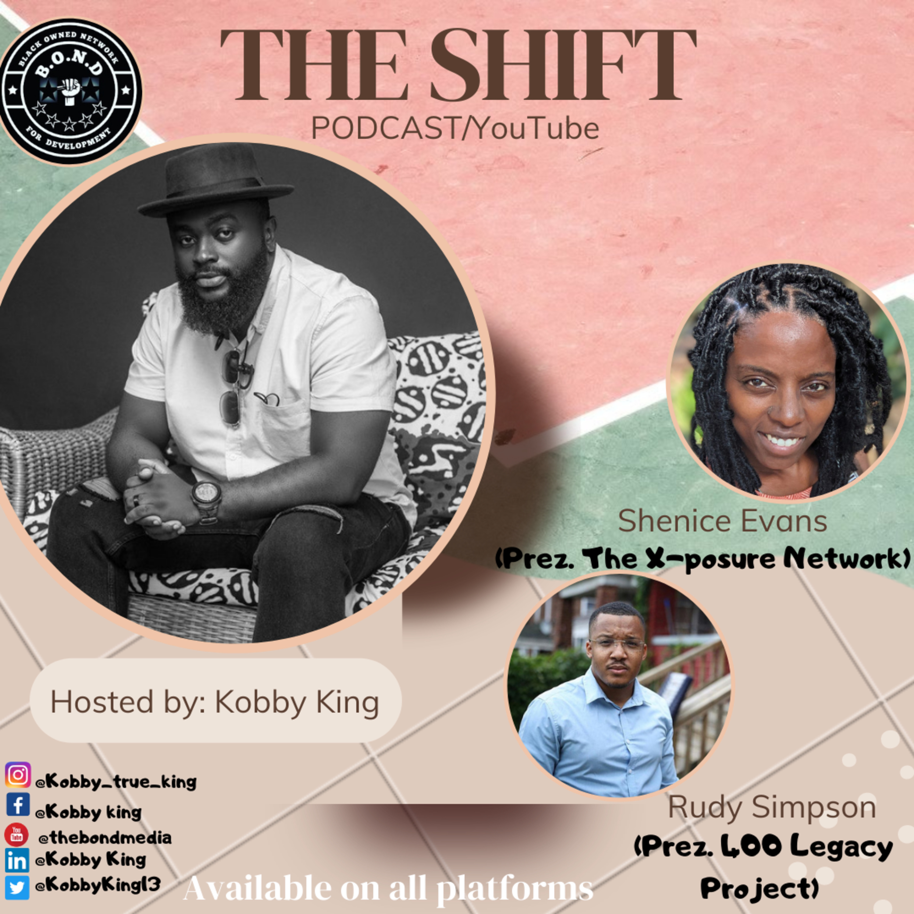 SHENICE EVANS and RUDY SIMPSON on THE SHIFT (Part Two). Hosted by KOBBY KING #ghana #africa