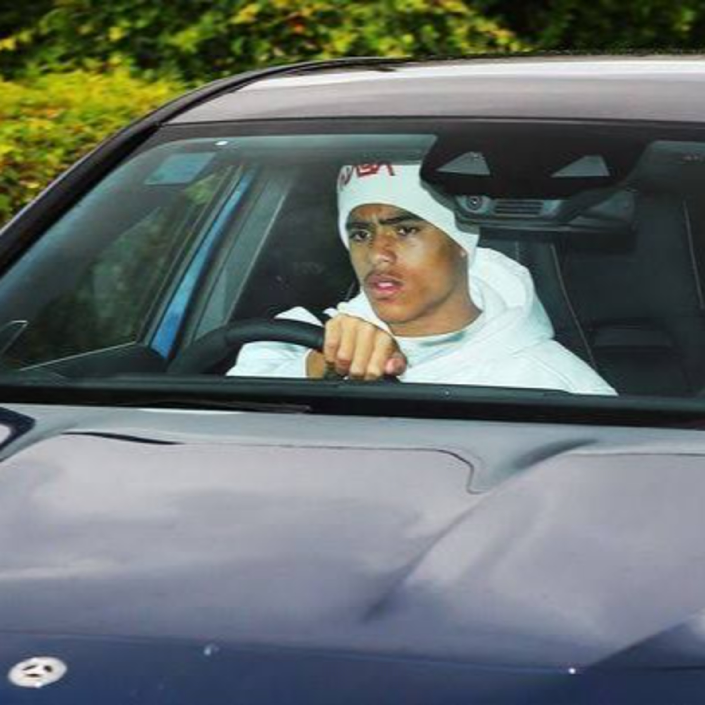 Mason Greenwood seen in public for the first time since January arrest. episode artwork