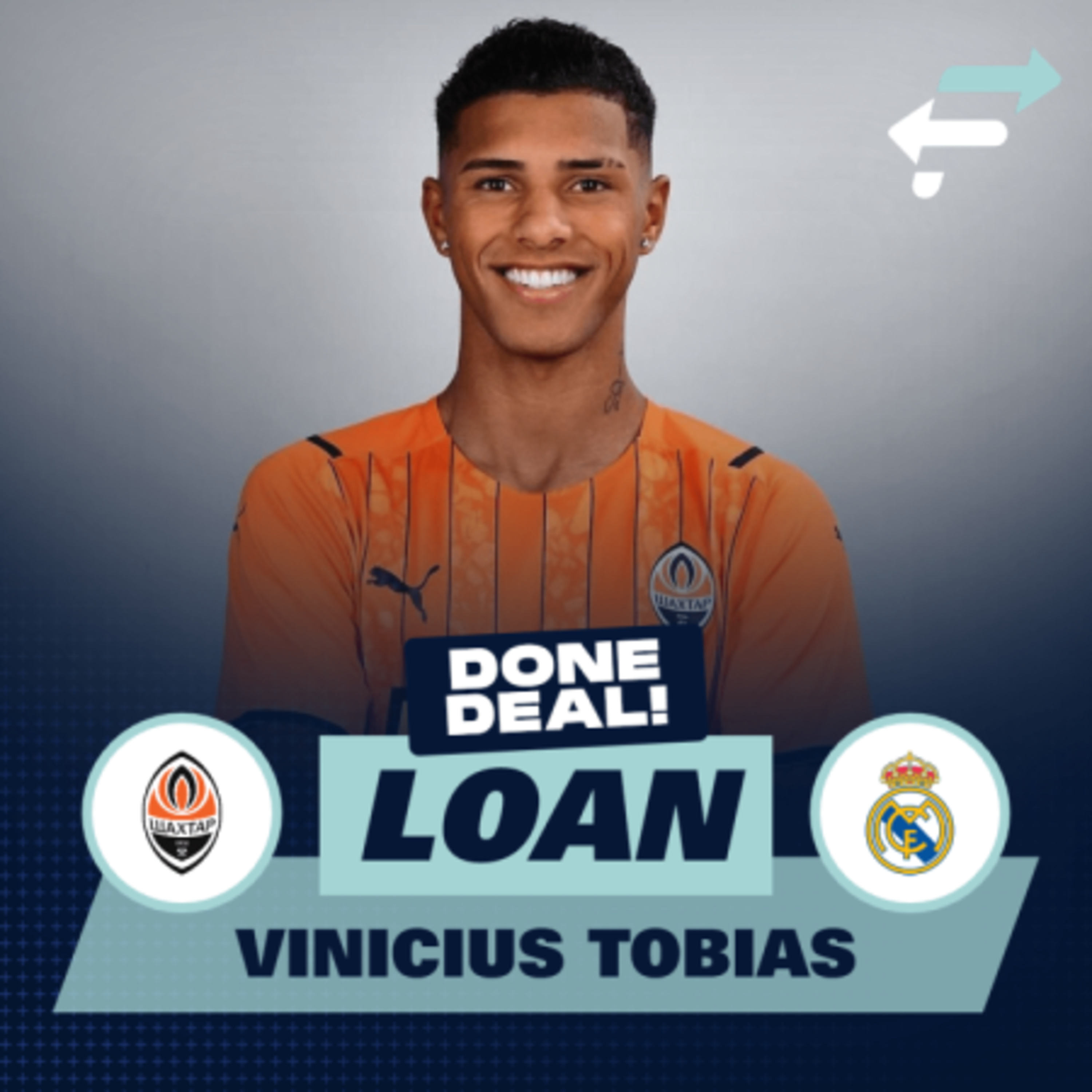 DONE DEAL: Real Madrid sign Vinicius Tobias from Shakhtar Donetsk. episode artwork