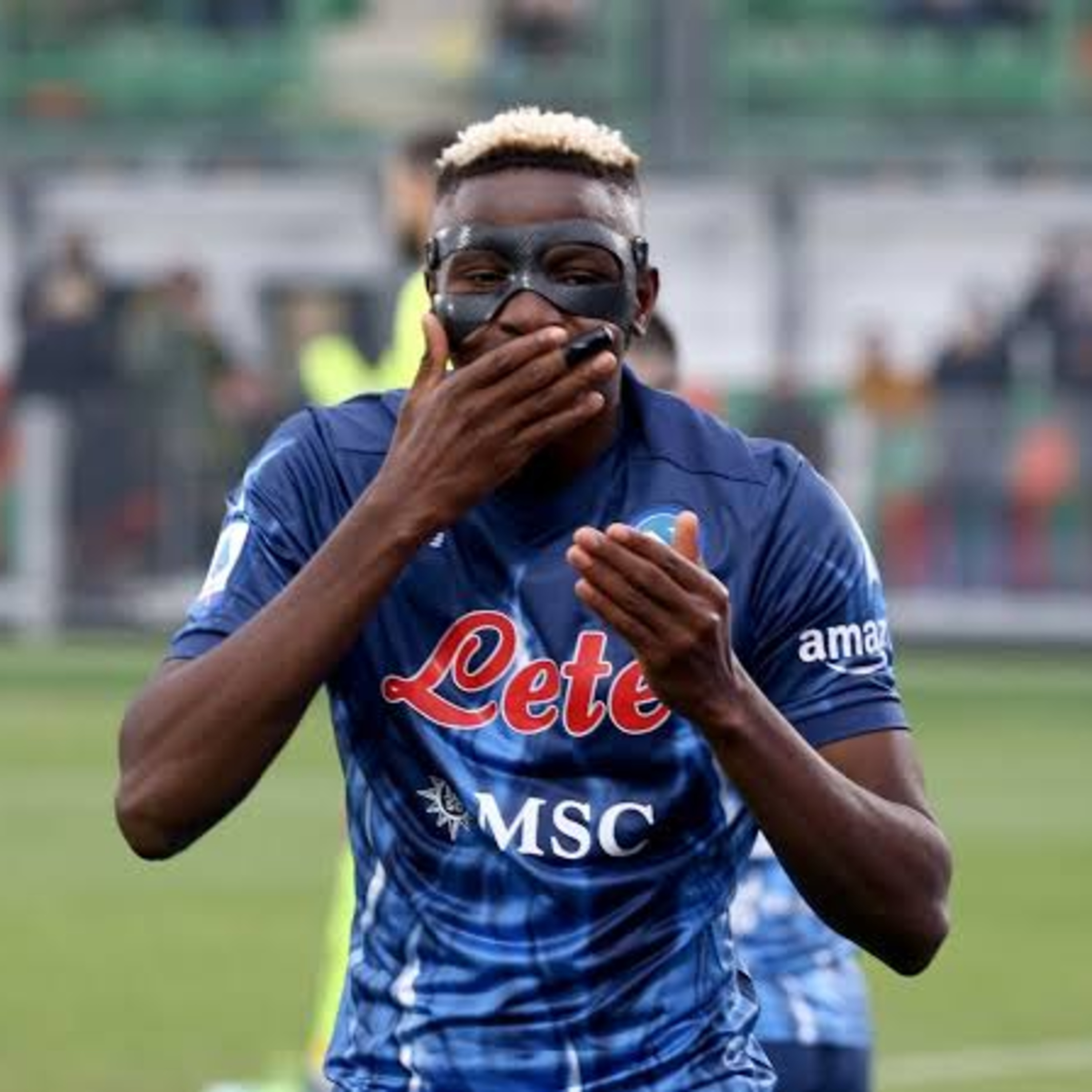 Napoli star striker Victor Osimhem injured in training. episode artwork