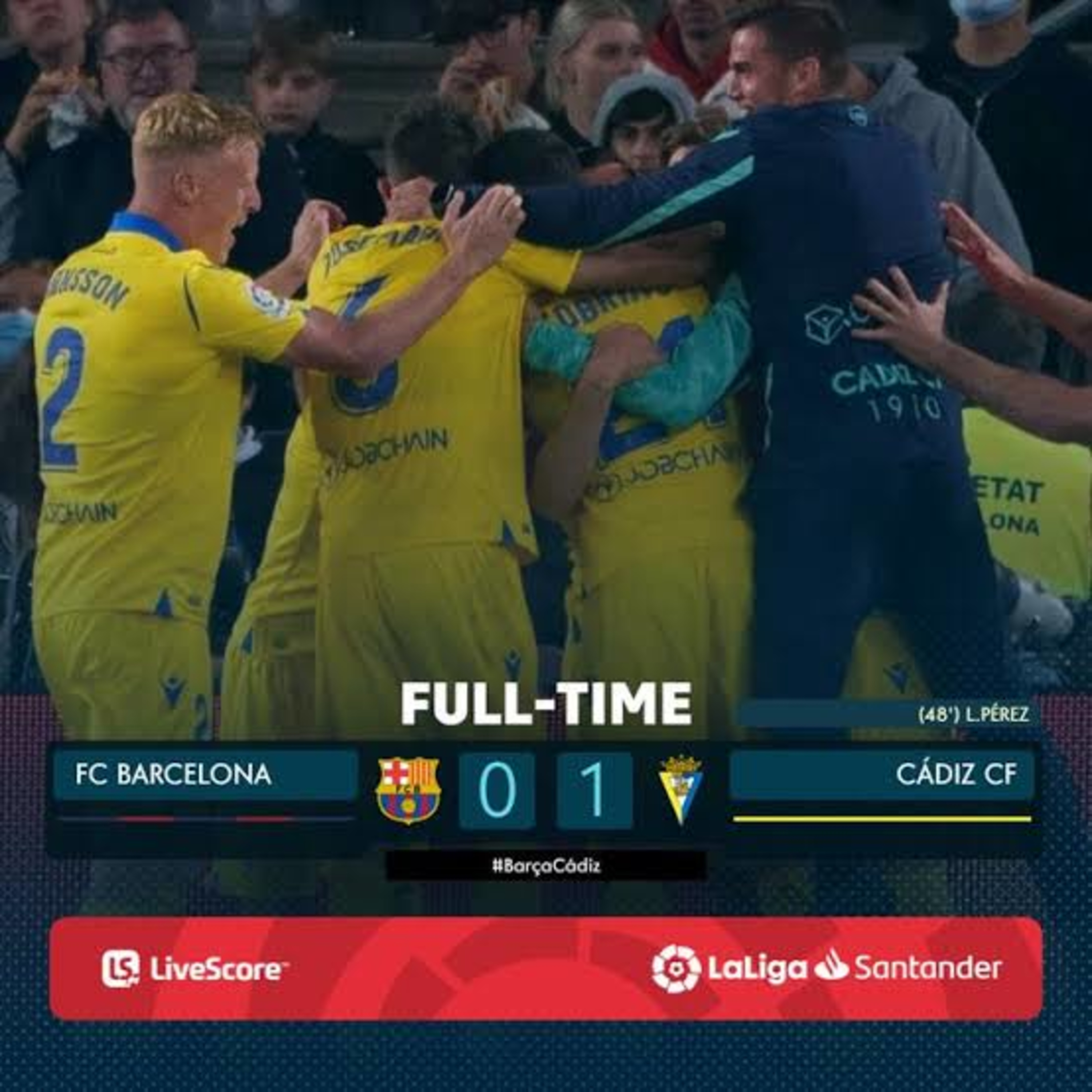 Former Arsenal and West Ham forward Lucas Perez’s strike gives Cadiz victory over Barcelona at Camp Nou. episode artwork