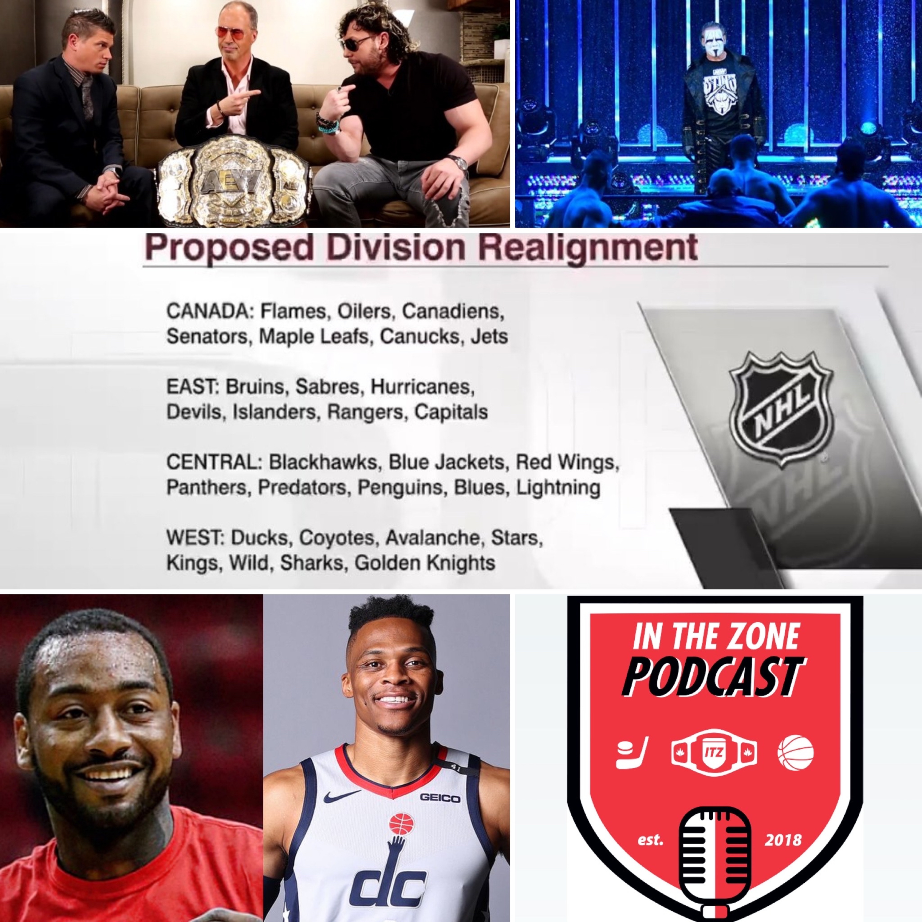 Episode 108 - Westbrook Traded for Wall, NHL Close to Returning, Sting Debuts in AEW, AEW/IMPACT Partnership episode artwork