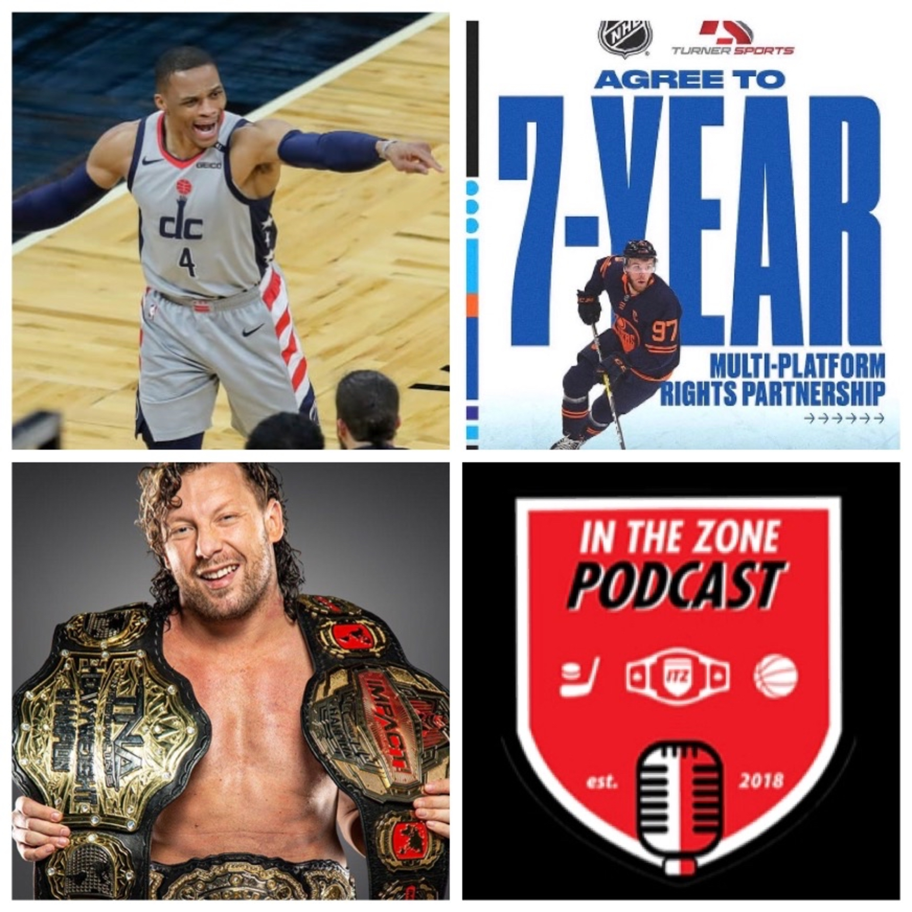 Episode 128 Wizards on a Roll, NHL to TNT, Kenny Omega Becomes IMPACT World Champion episode artwork