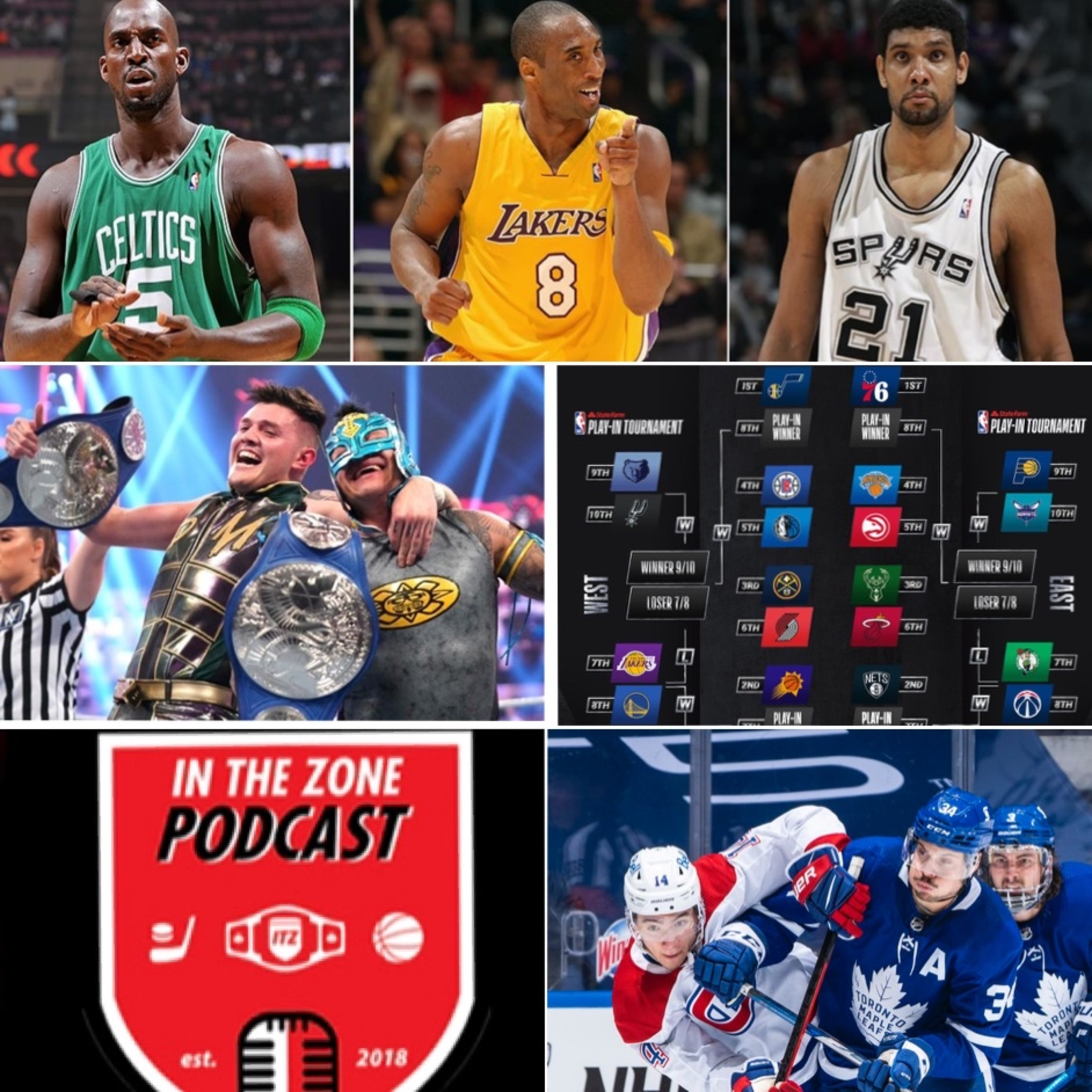 Episode 131 - NBA Play-In Tournamanet, Stanley Cup Playoffs Underway, WWE episode artwork
