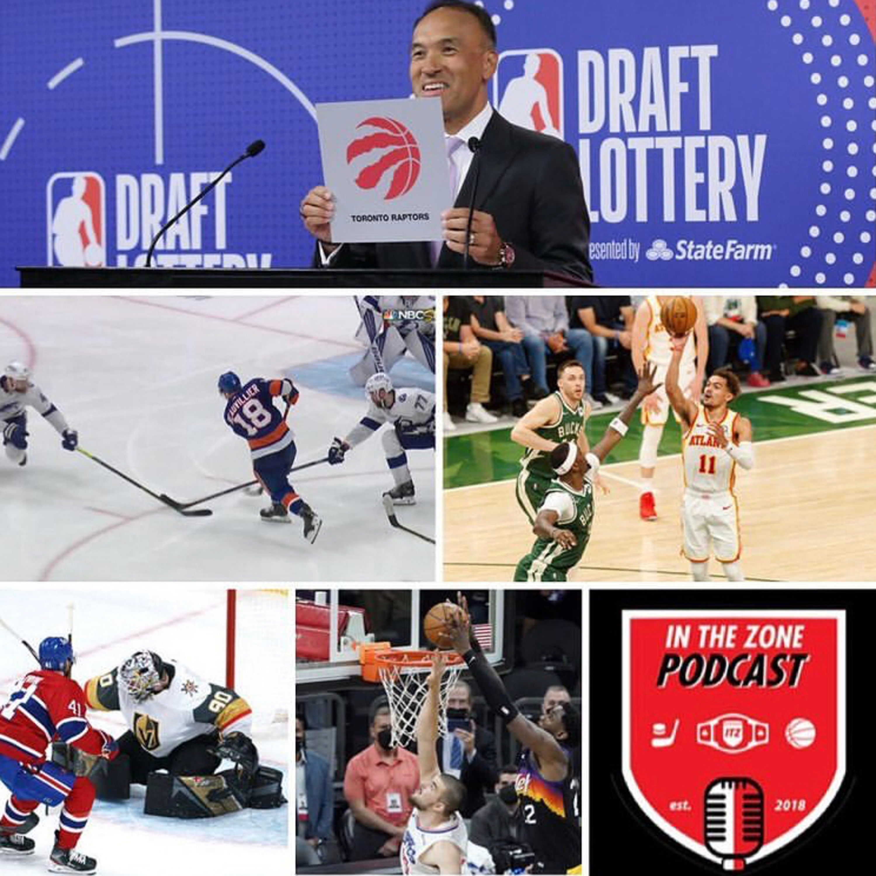 Episode 136 - Raptors get 4th Overall Draft Pick, NBA Playoffs, Stanley Cup Playoffs episode artwork