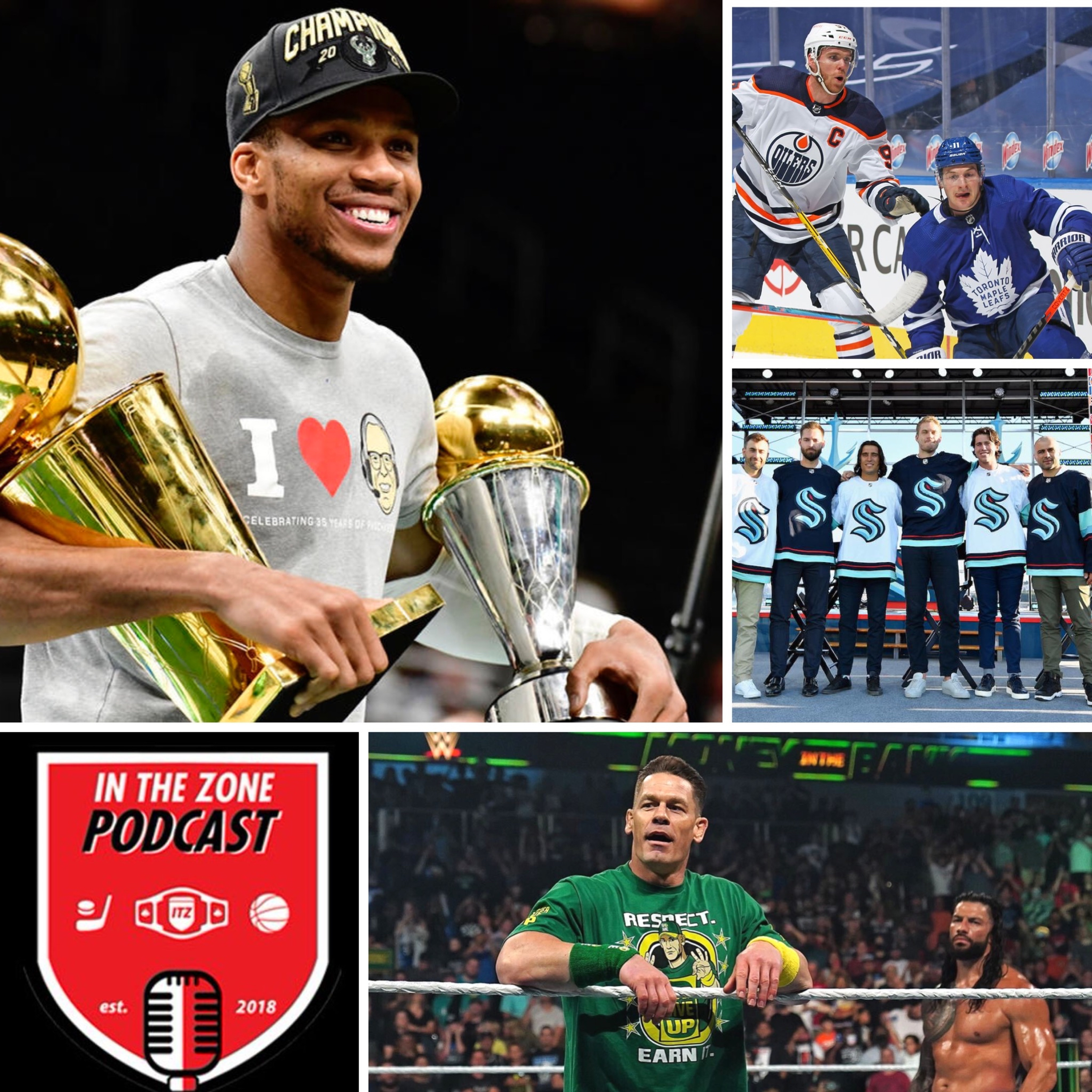 Episode 140 - Kraken Draft their Team, Bucks Win NBA Championship, Wrestling News episode artwork