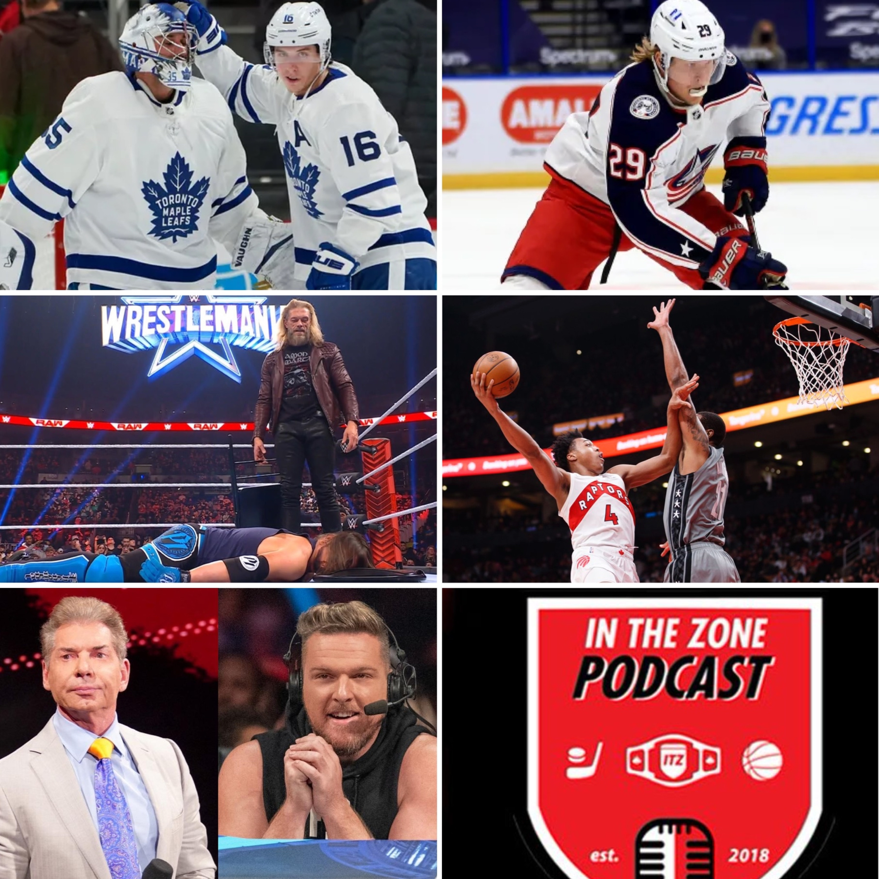 Episode 167 - Maple Leafs, NBA Rumors, Pat McAfee vs Vince McMahon? episode artwork