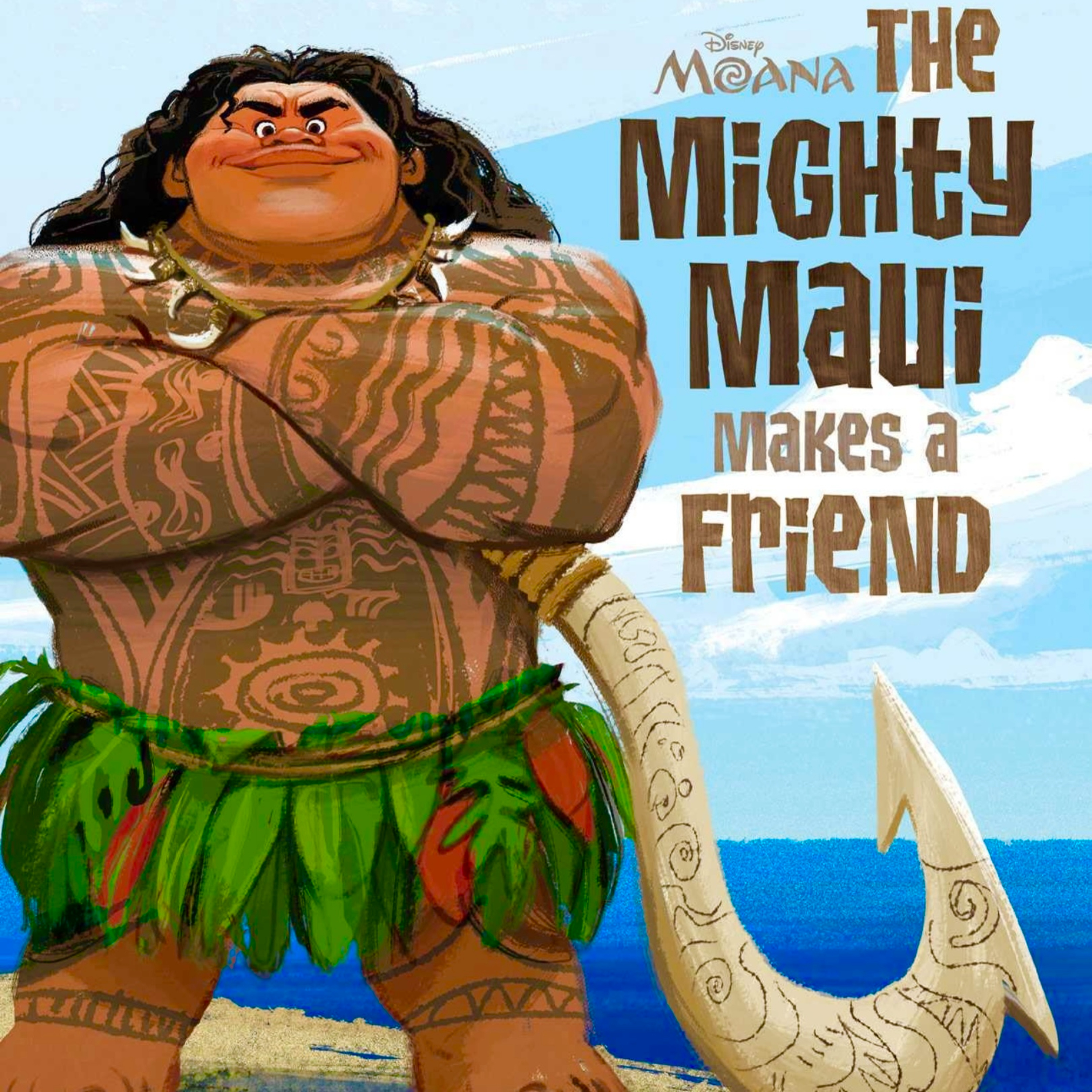 🌊 Disney Moana The Mighty Maui Makes a Friend 🌊 Kids Book Read Aloud [ VIDEO READ ALONG ON SPOTIFY ]