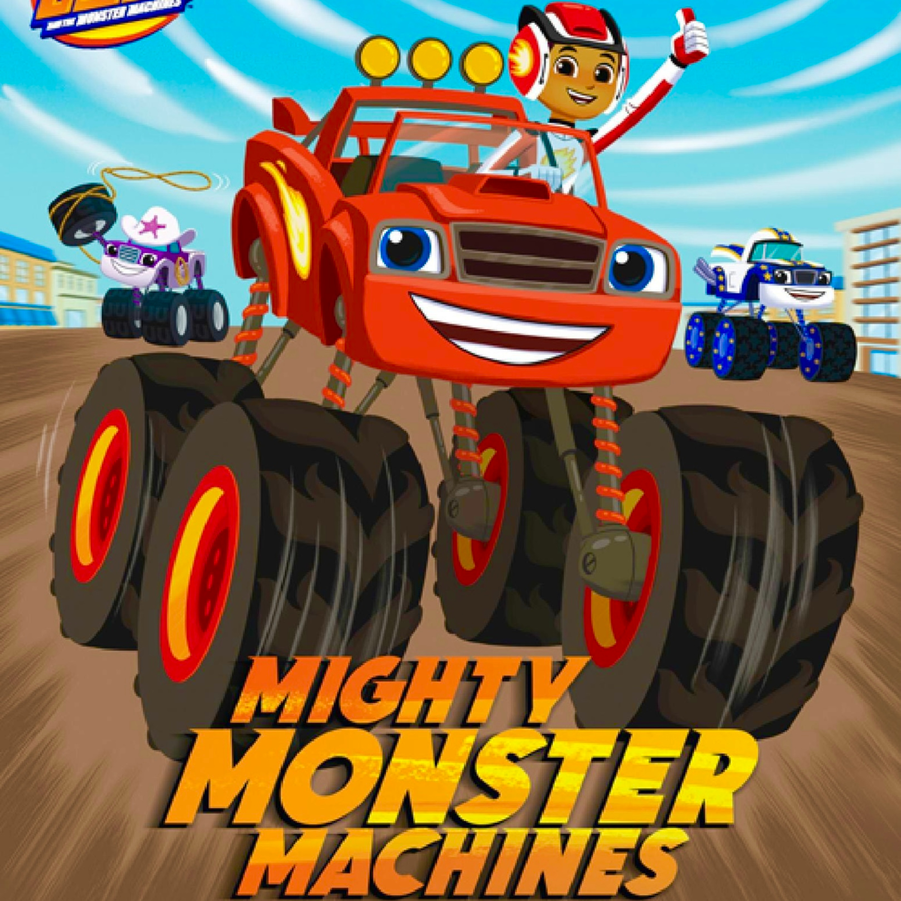 🚜 Stories for Kids Read Aloud 🚜 Blaze and the Monster Machines : Mighty Monster Machines [ READ ALONG VIDEO ON SPOTIFY ]