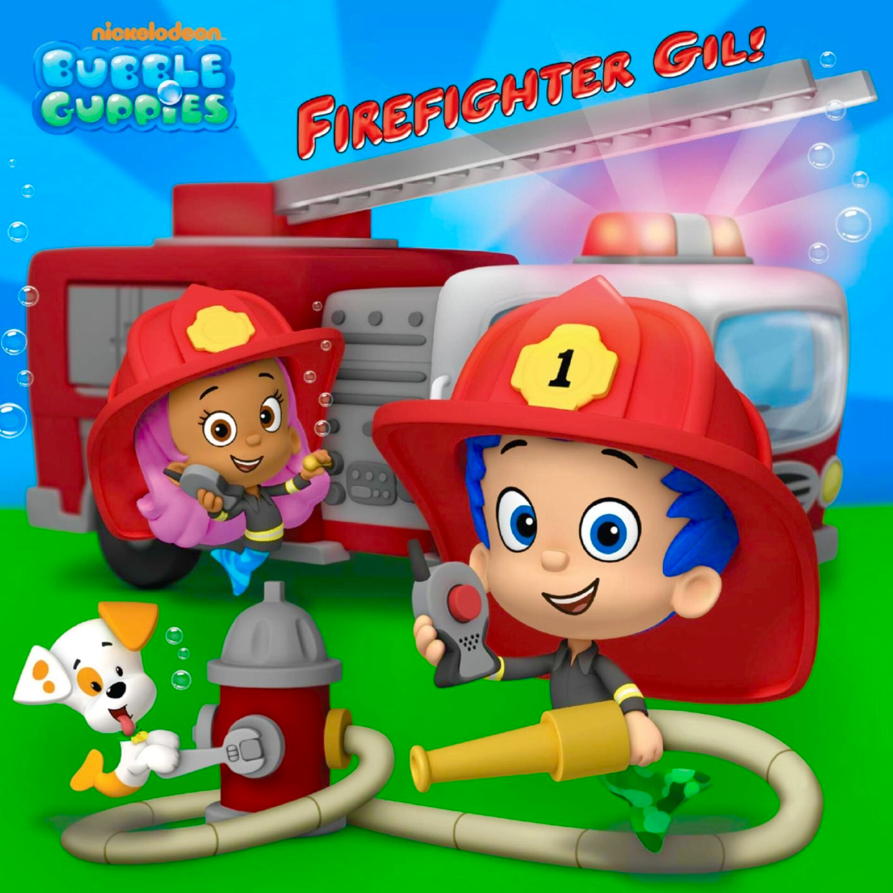 👨‍🚒 Stories for Kids Read Aloud 👨‍🚒 Bubble Guppies Firefighter Gil [ READ ALONG VIDEO ON SPOTIFY ]