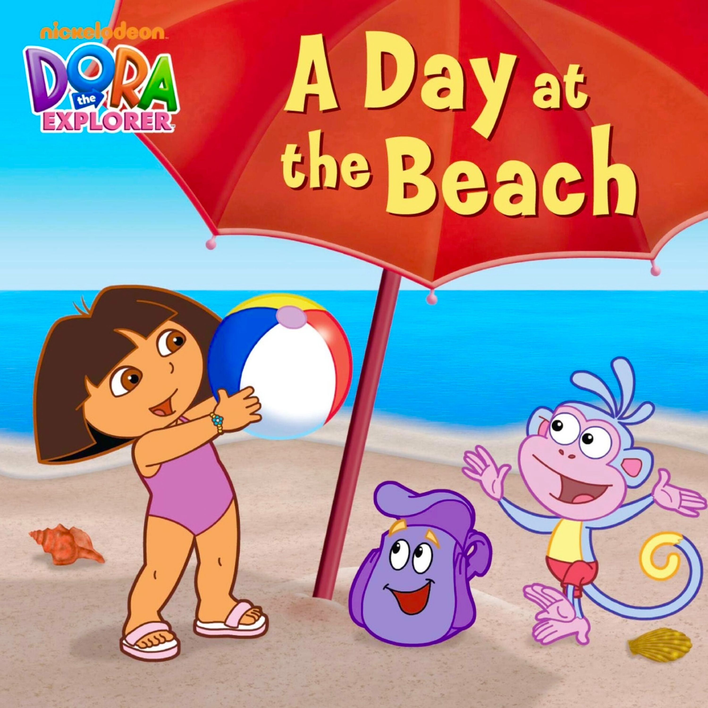 🌊 Stories for Kids Read Aloud 🌊 Dora the Explorer A Day at the Beach [ READ ALONG VIDEO ON SPOTIFY ]
