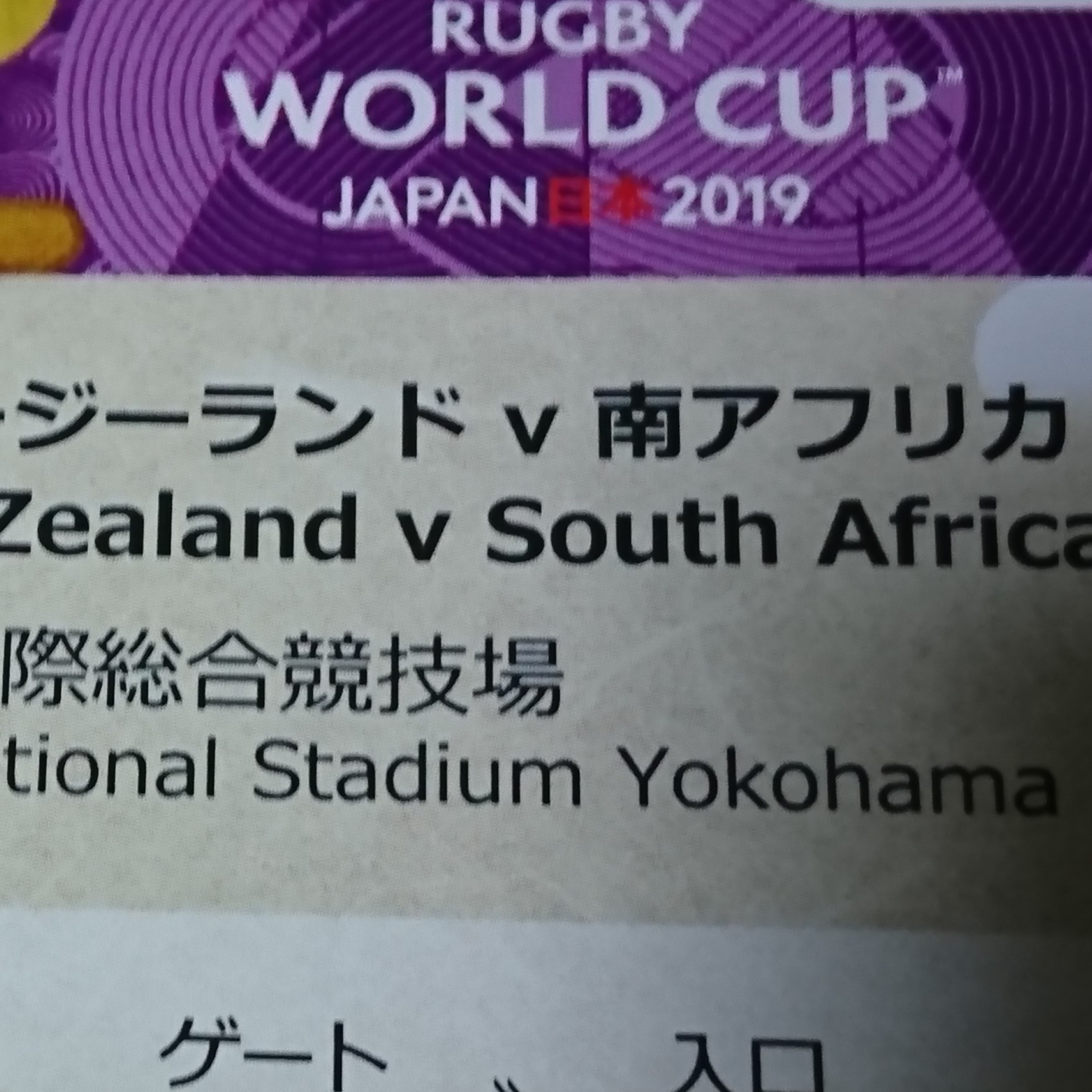 ラグビーワールドカップ2019 ニュージーランド対南アフリカ戦をテレビ録画観戦。試合会場での印象と、わりと違いが多くあったので記録。 episode artwork