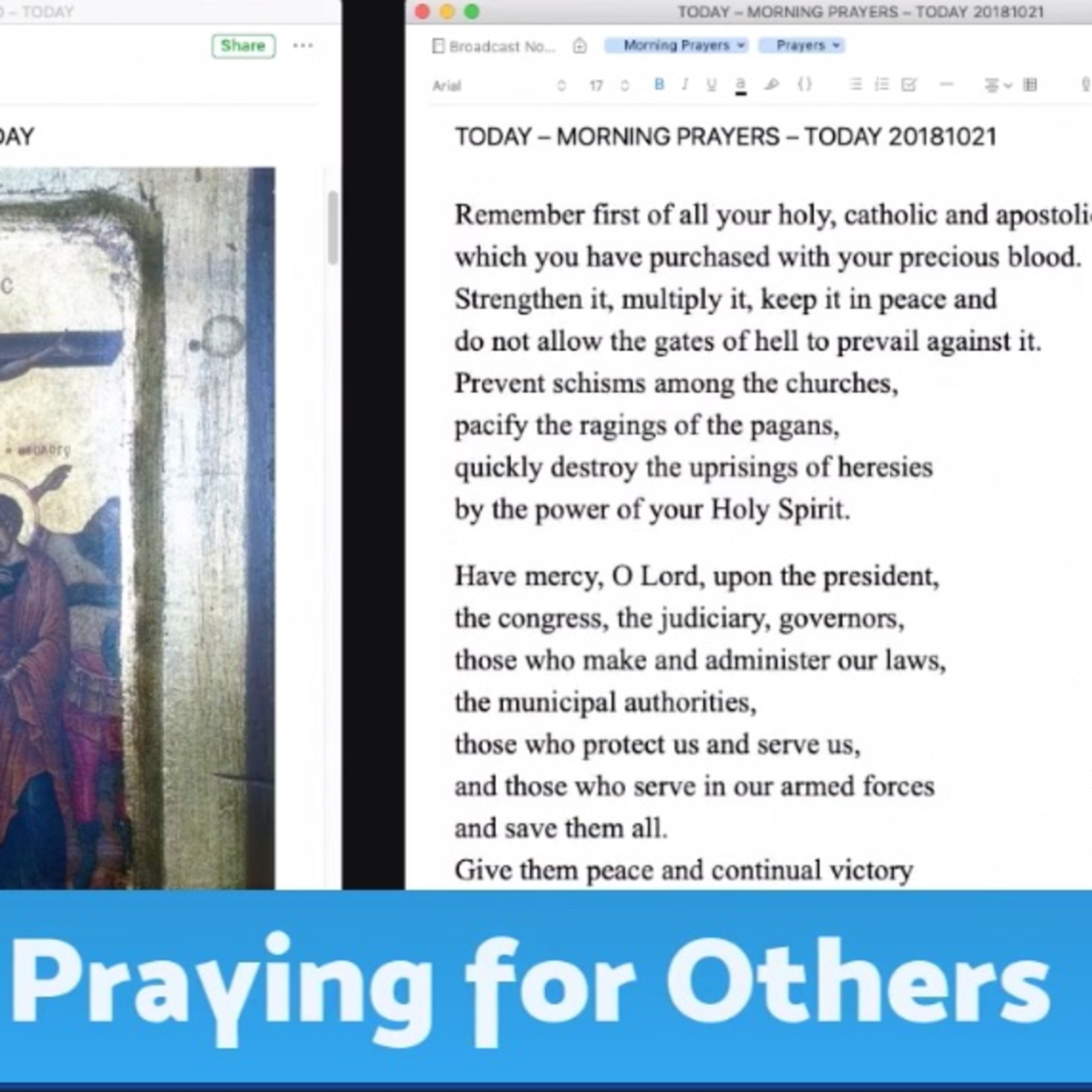 Morning Prayer with Father Wade