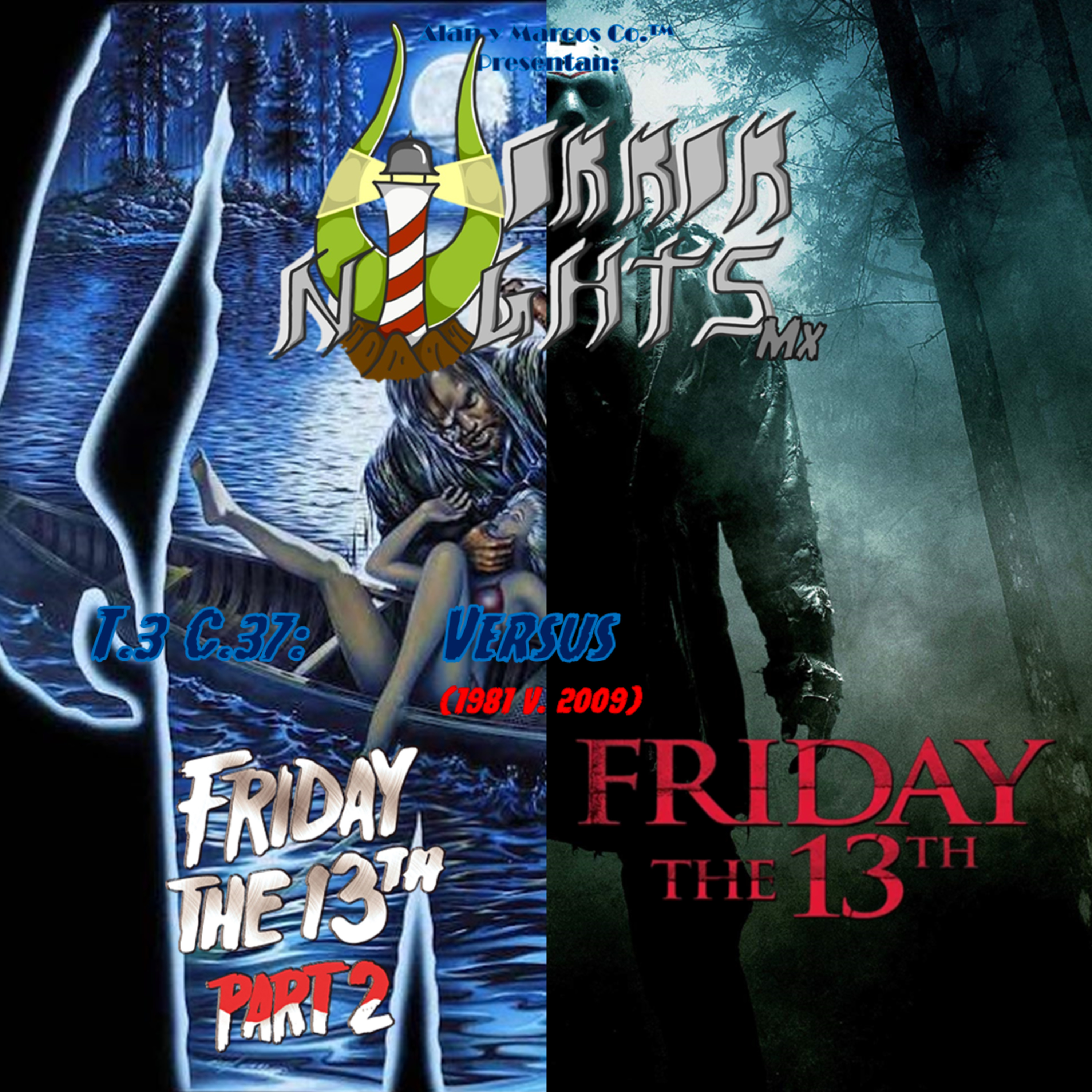 VERSUS: Friday the 13th Part 2 (1981) VS Friday the 13th (2009) episode artwork