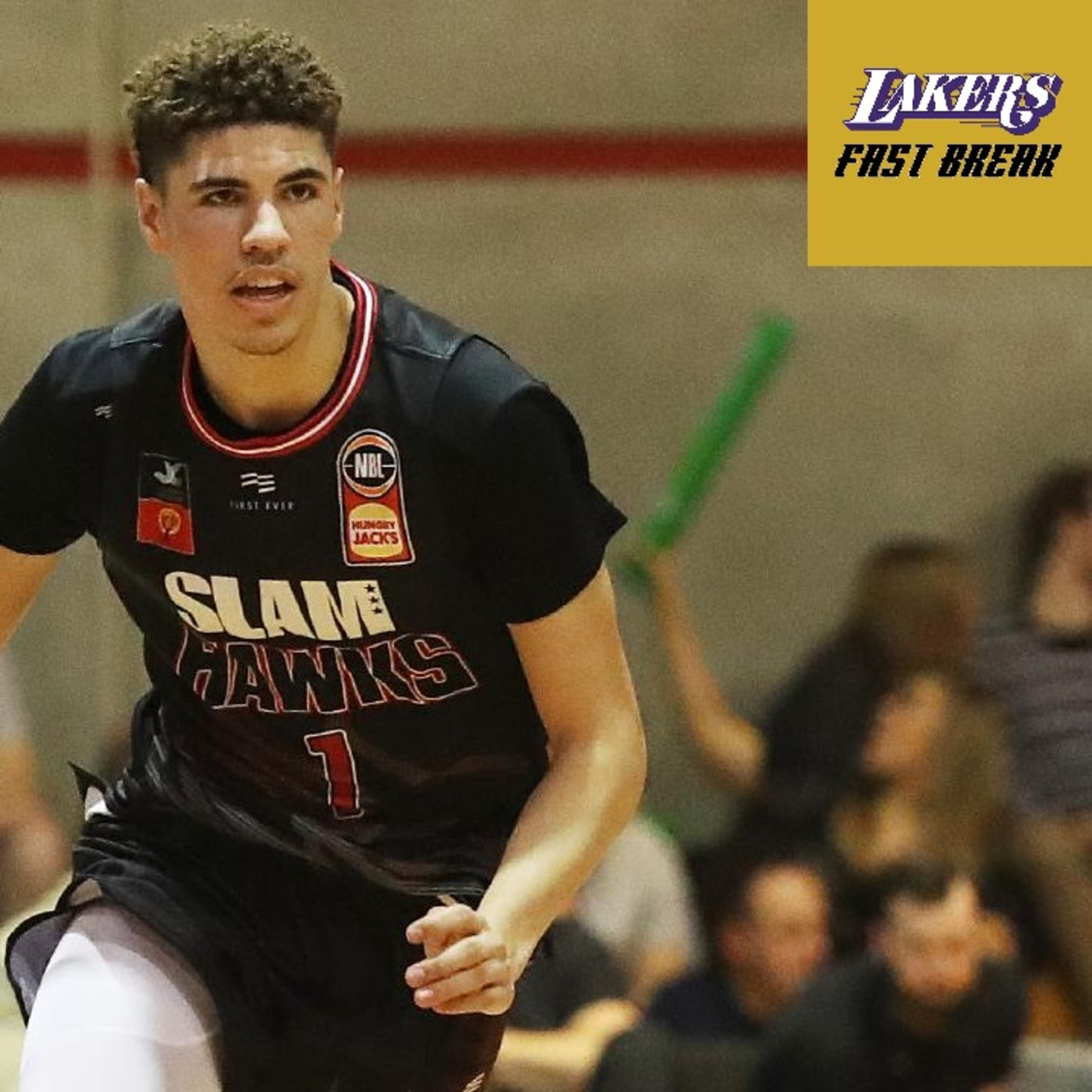 cover of episode Lakers Fast Break- The NBA Draft Talk Continues with Rafael Barlowe from Draft Junkies!