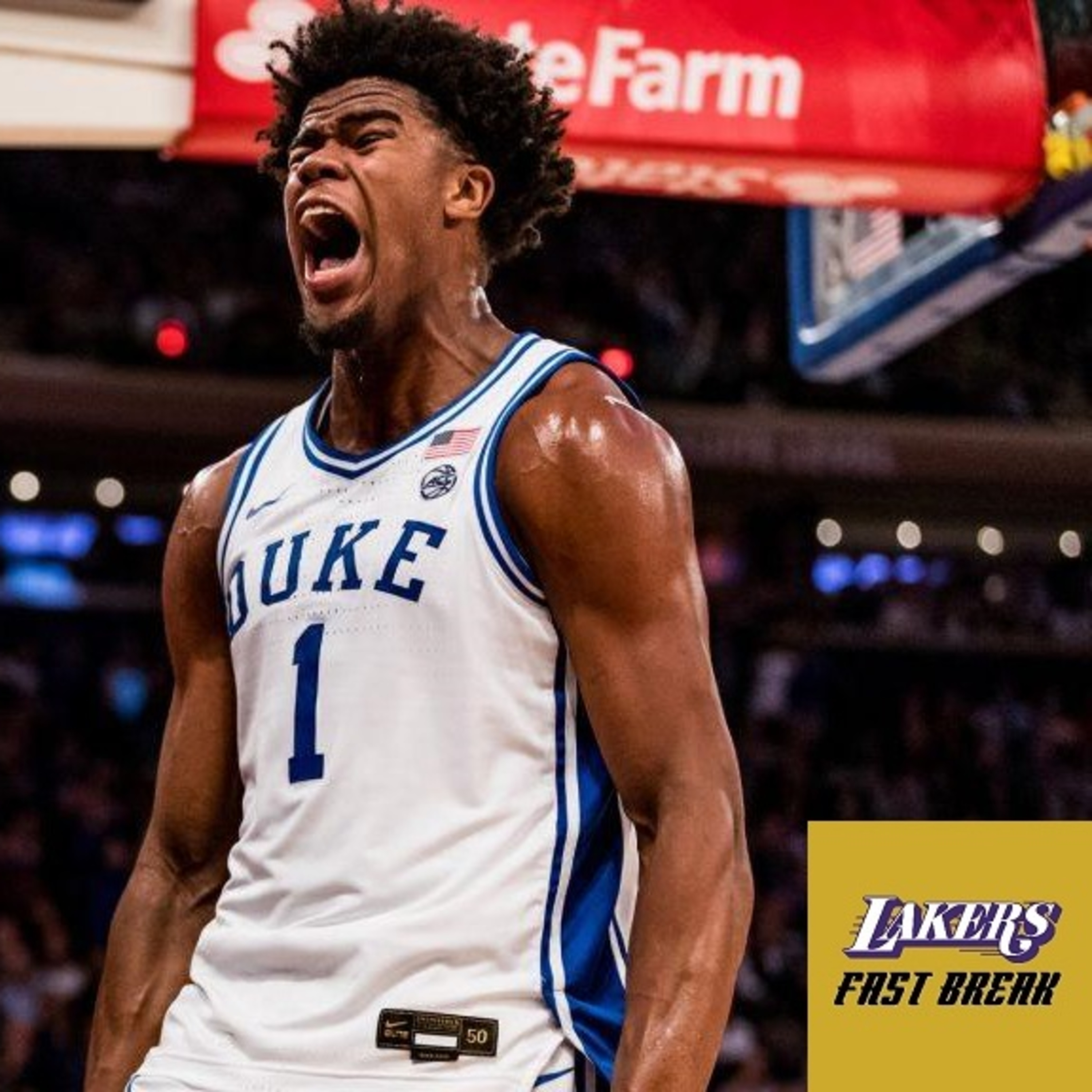 cover of episode Lakers Fast Break- The Top 10 Centers Headed for the NBA Draft with Rafael Barlowe!