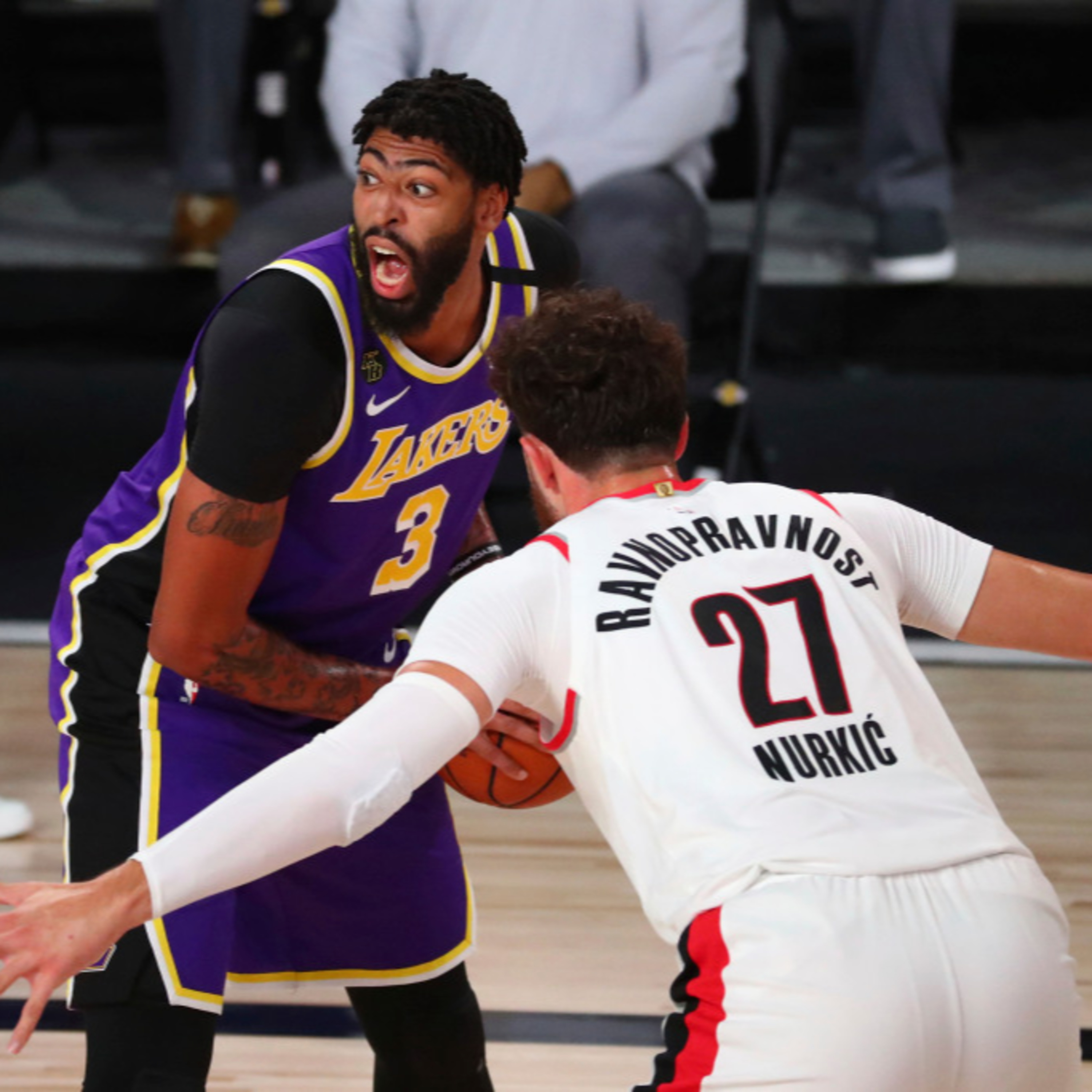 cover of episode Lakers Fast Break- Lakers-Blazers Game 3, NBA Playoffs Day 6 Wrap Up with the Lakerholics!