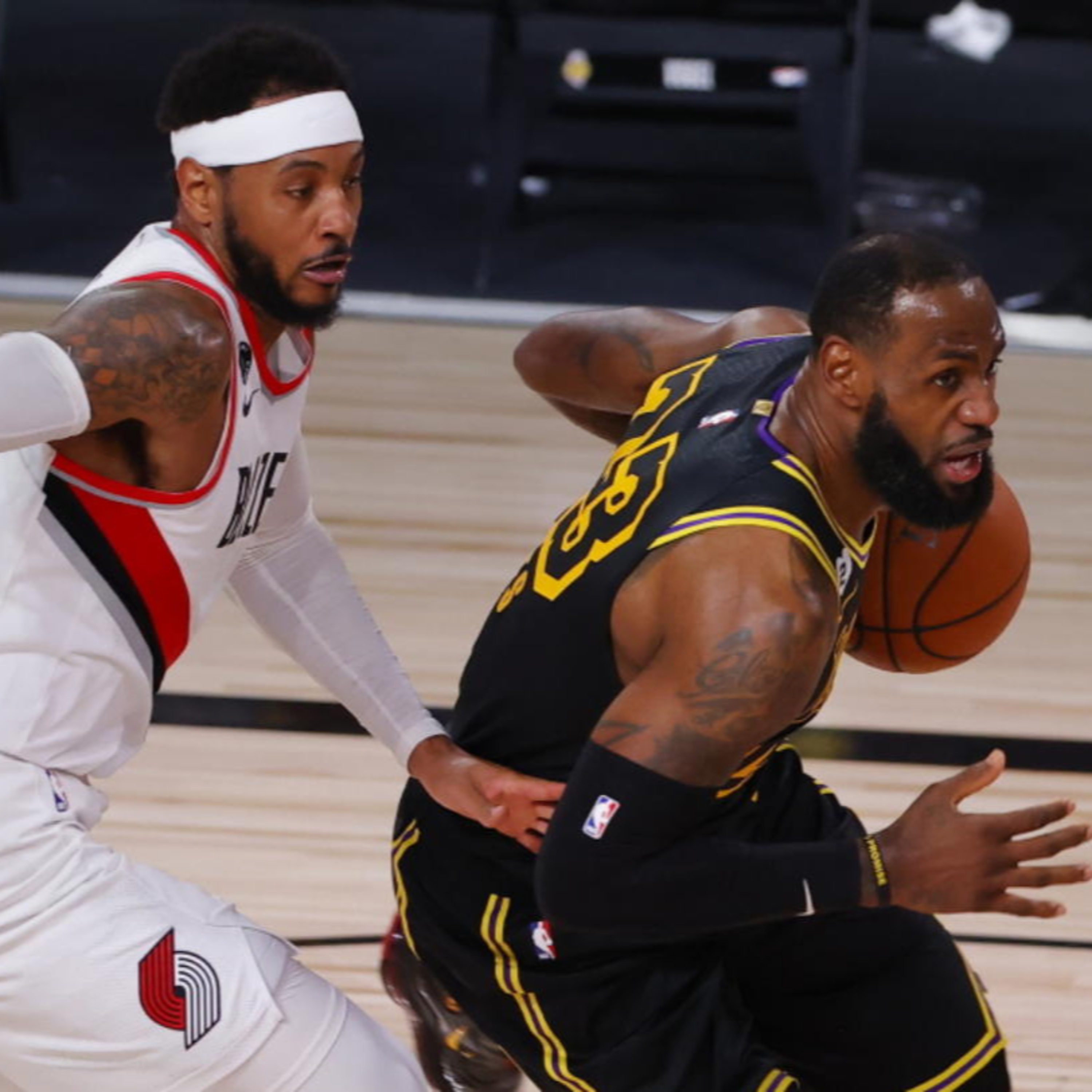 cover of episode Lakers Fast Break- Lakers-Blazers Game Four, NBA Playoffs Day 8 Wrap Up with Rafael Barlowe and LakerTom!