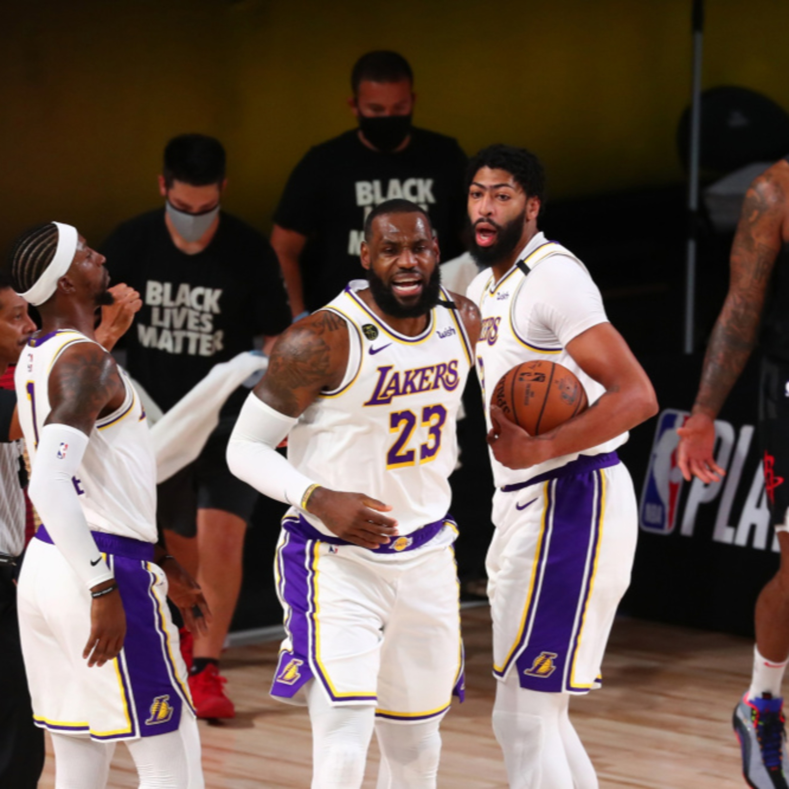 cover of episode Lakers Fast Break- Lakers-Rockets Game 5 NBA Playoffs Day 24 Wrap Up!