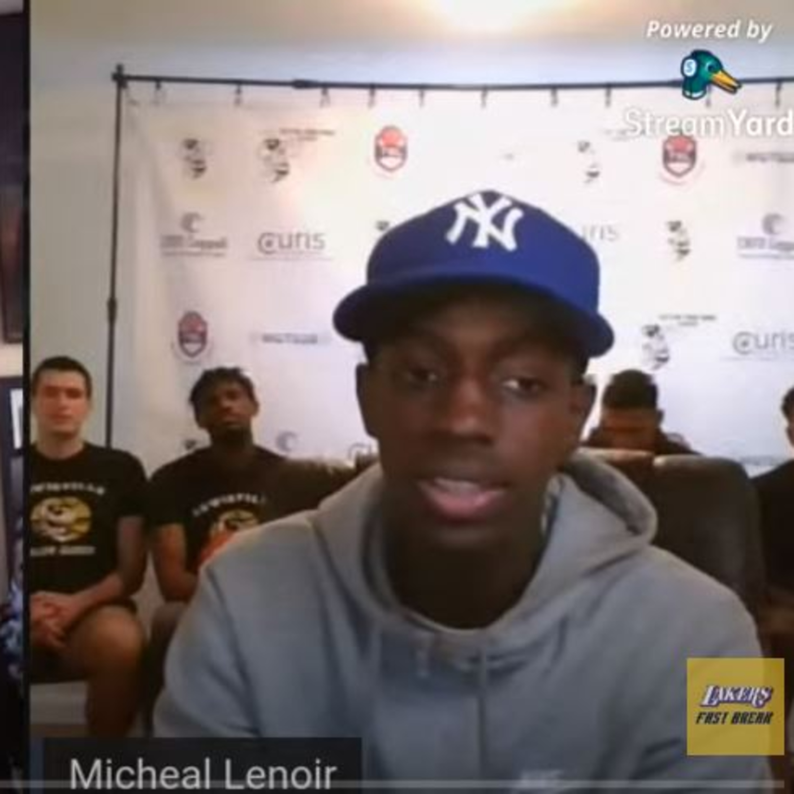 cover of episode Lakers Fast Break- Interview With NBA Draft Hopeful Mike Lenoir!