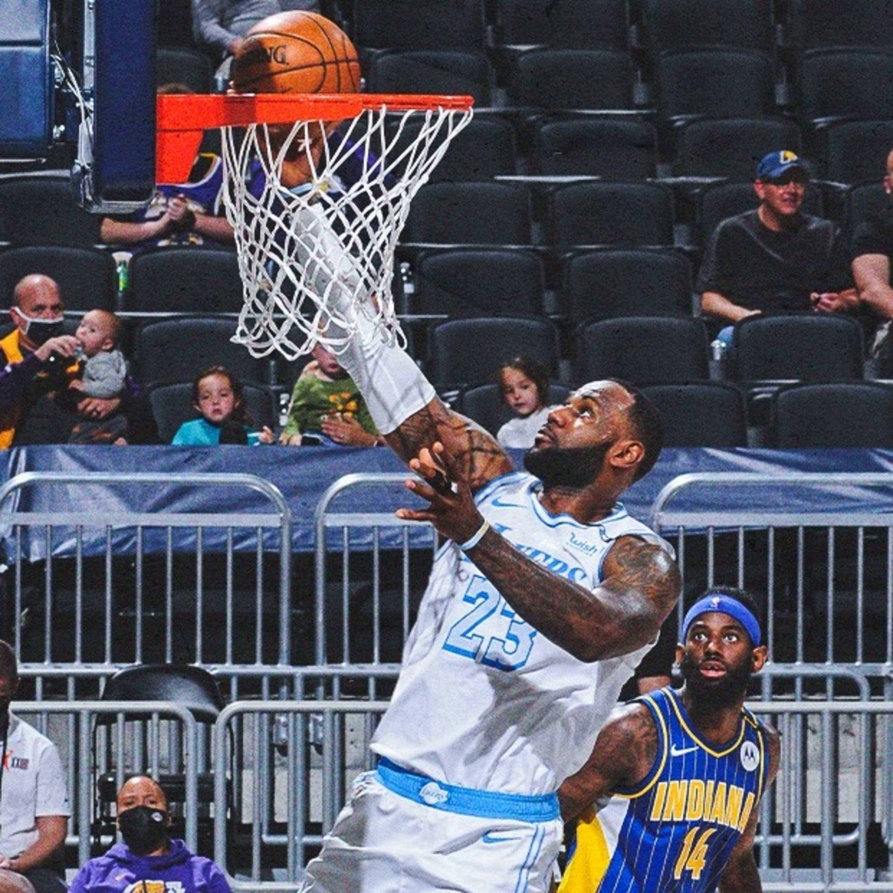 Lakers Fast Break- Lakers-Pacers Post Game and LeBron Is Back!