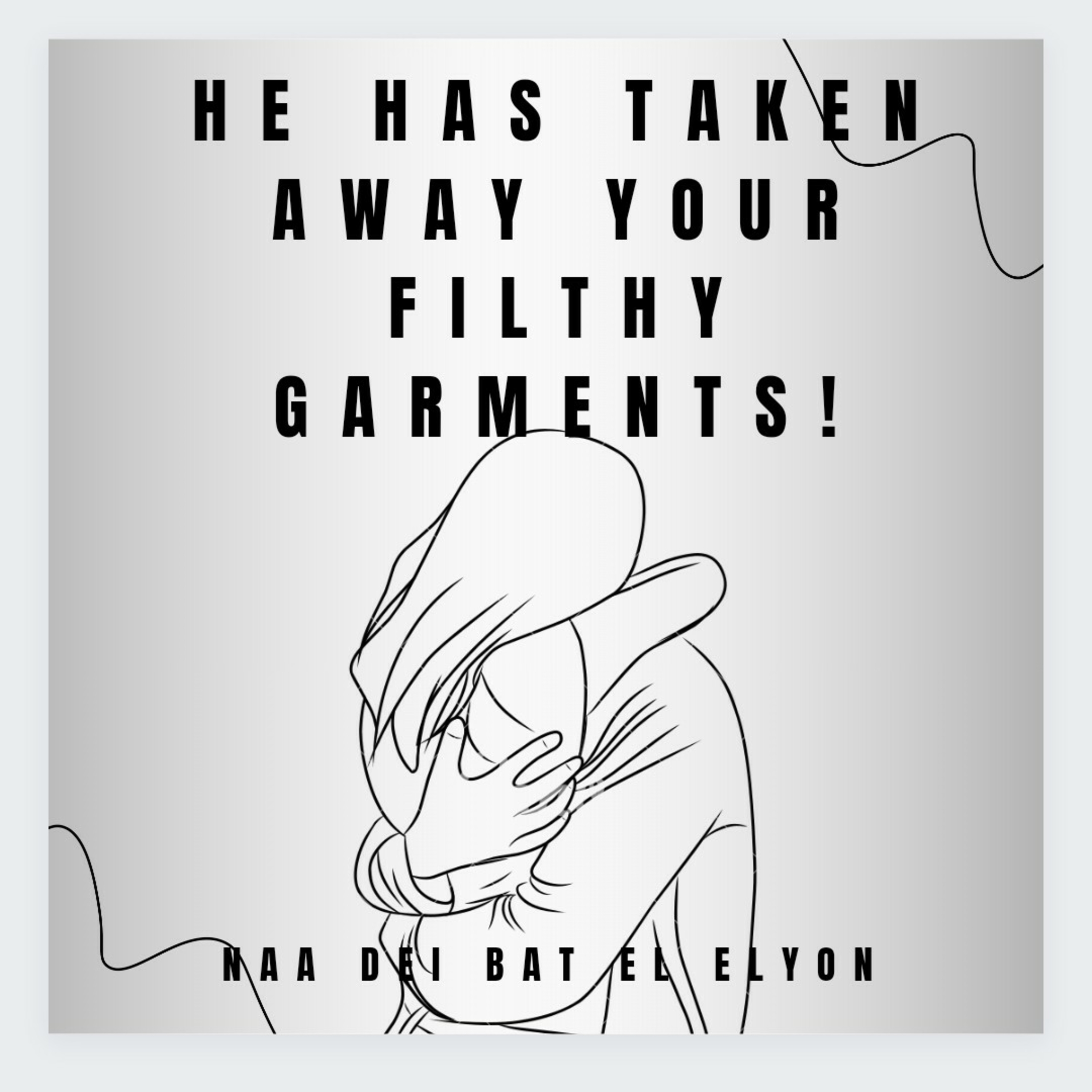 He has taken away your filthy garments!