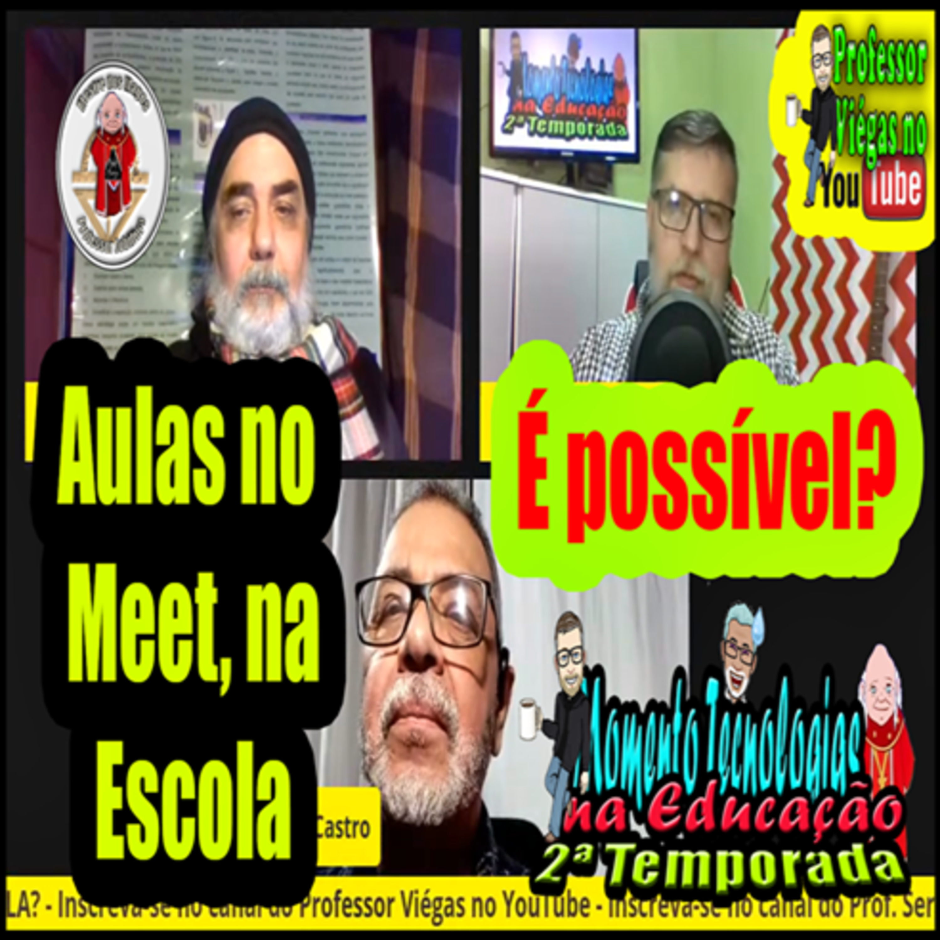 🎤🎧💻AULAS NO MEET NA ESCOLA: É POSSÍVEL? MOMENTO TECNOLOGIAS NA EDUCAÇÃO episode artwork