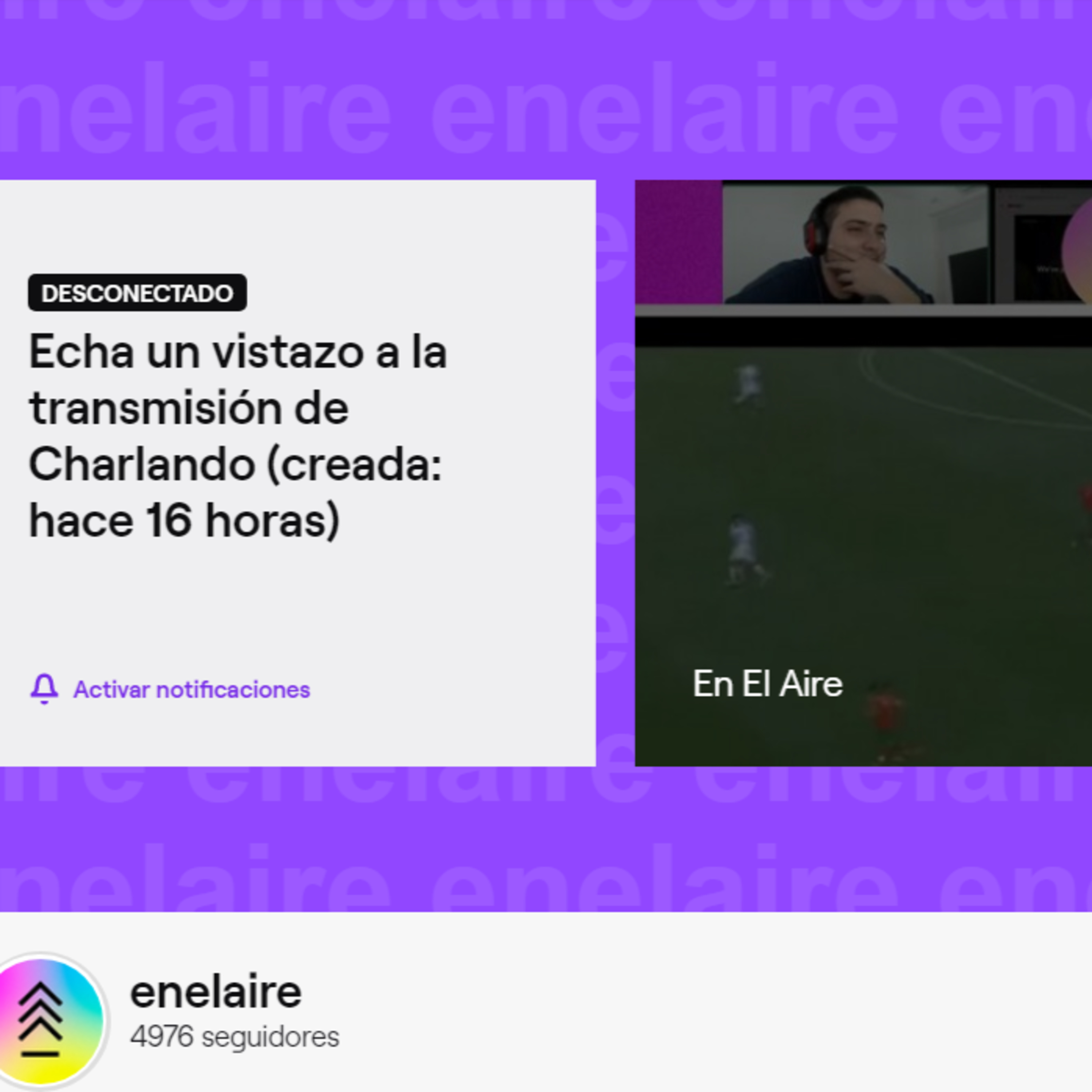'En El Aire' el canal de Twitch: "Un espacio joven donde se pueda hablar de todo" episode artwork