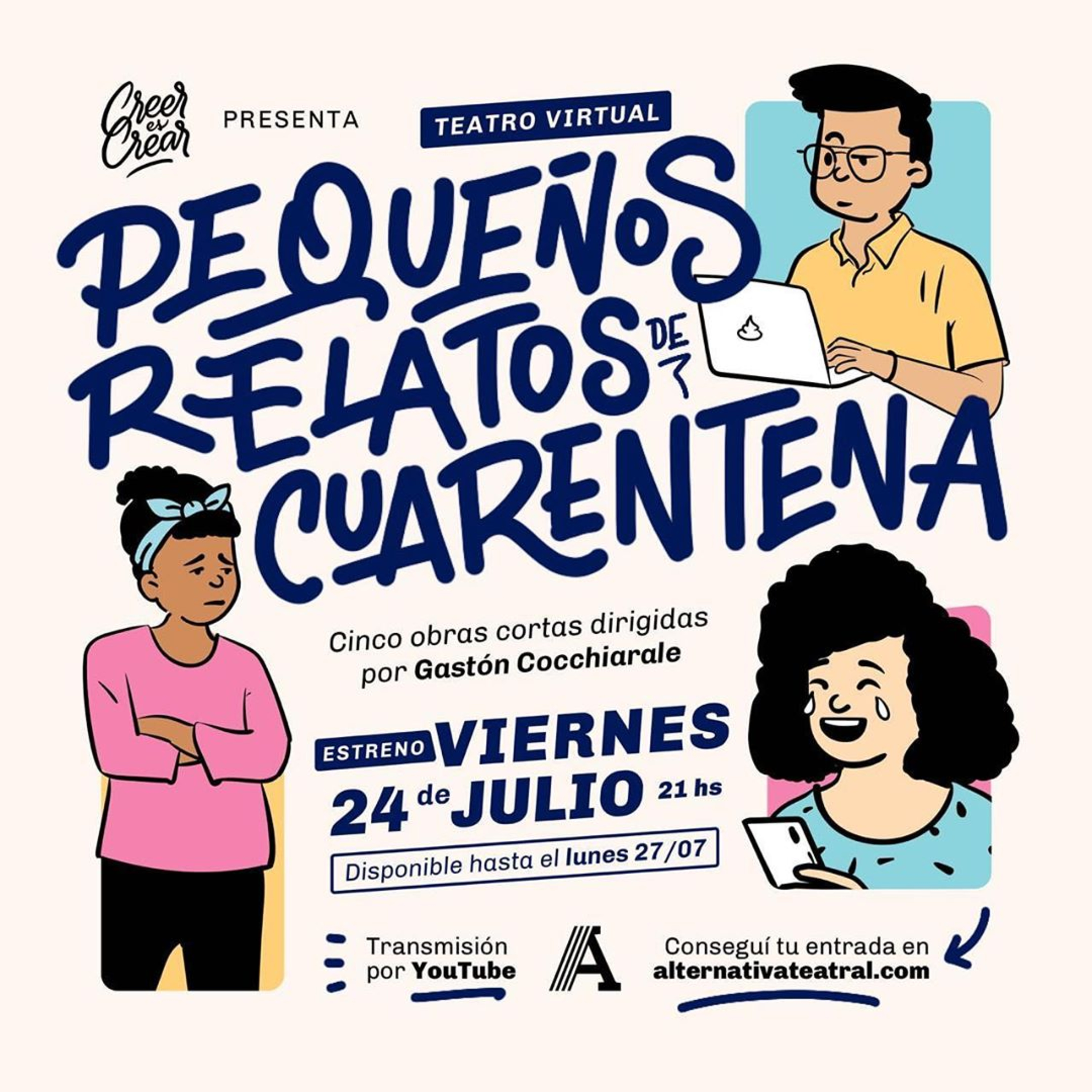 "Pequeños Relatos De Cuarentena", humor, ironía y vínculos en forma de teatro virtual episode artwork