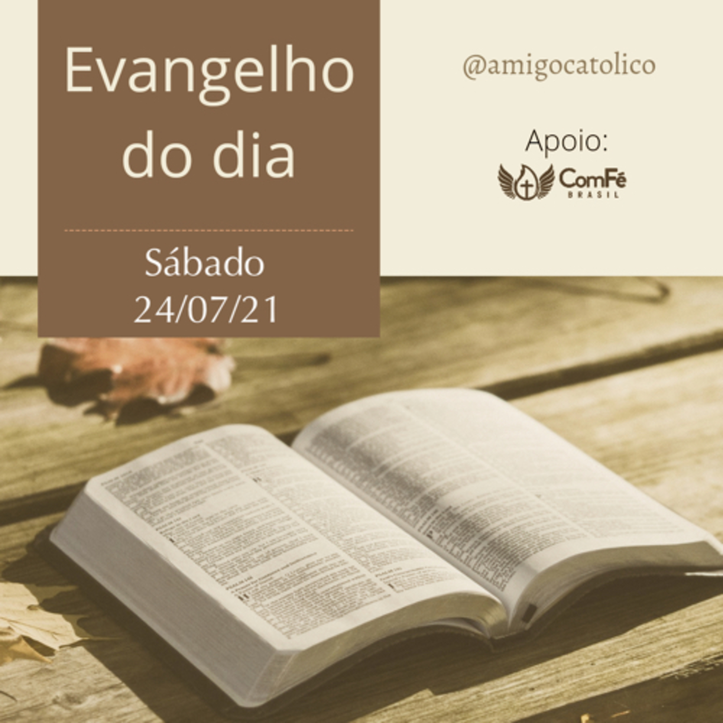 A Escolha entre fé e o mundo (Reflexão do Evangelho #Ep17) episode artwork