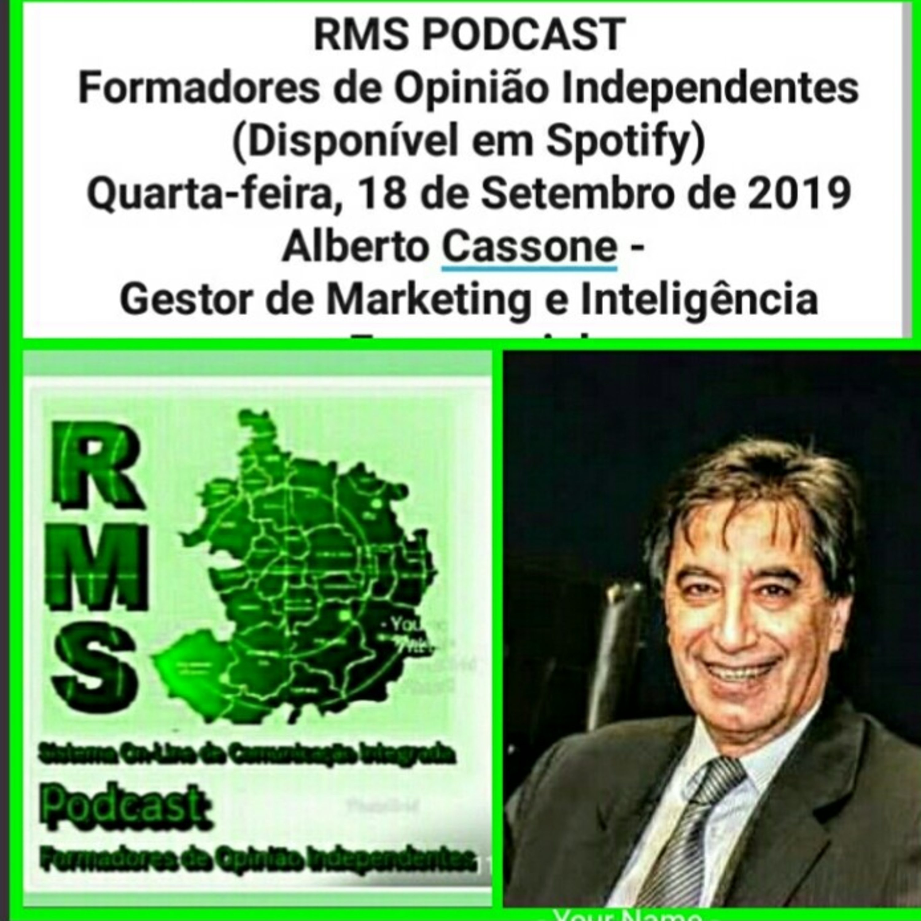 Formadores de Opinião Independentes: Alberto Cassone- Gestor de Marketing e Inteligência Empresarial episode artwork